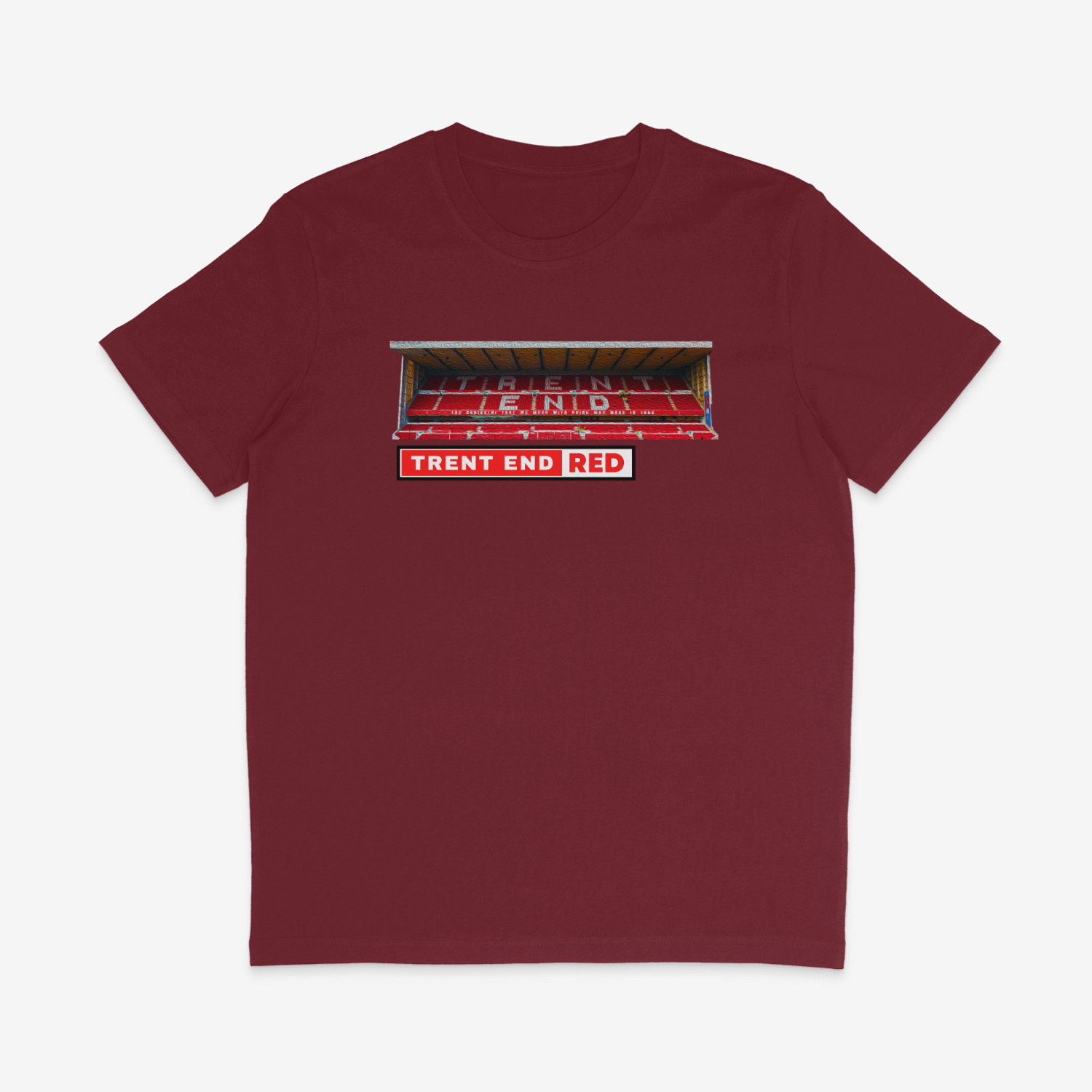 Unisex Short Sleeve T-Shirt - Trent End Red by Nottingham Reds