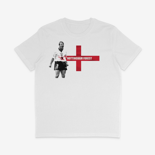 Unisex Short Sleeve T-Shirt - Player X Forest X England by Nottingham Reds