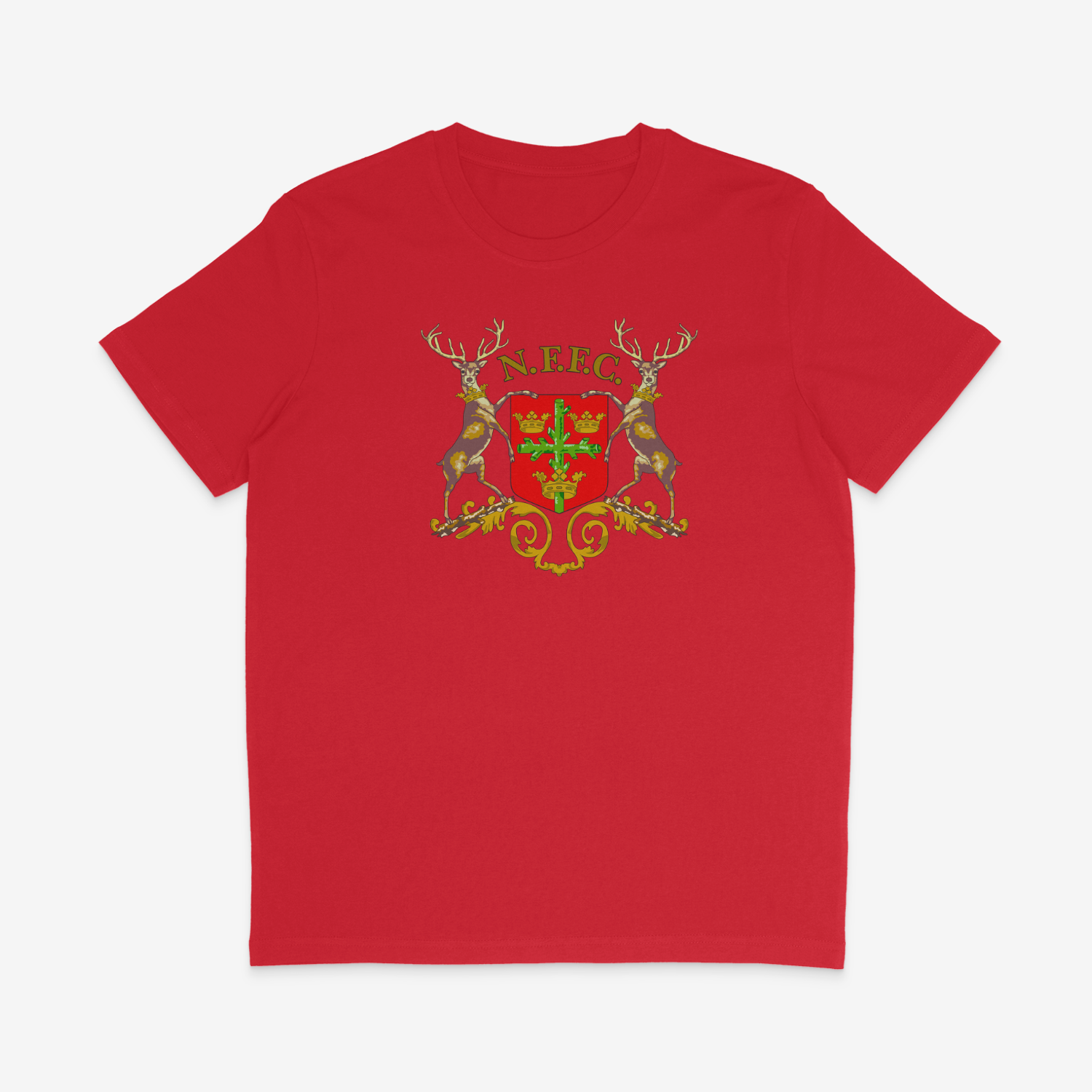 Unisex Short Sleeve T-Shirt - Old Skool by Nottingham Reds