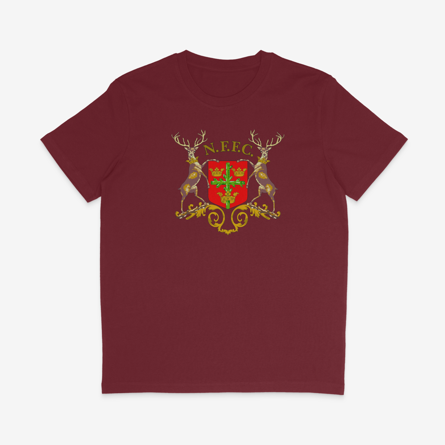 Unisex Short Sleeve T-Shirt - Old Skool by Nottingham Reds