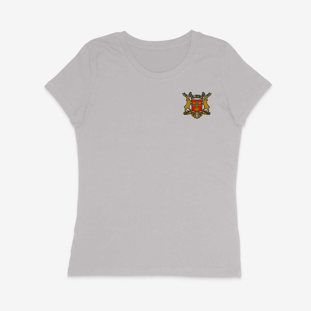 Women's Short Sleeve Fitted T-Shirt - Old Skool by Nottingham Reds