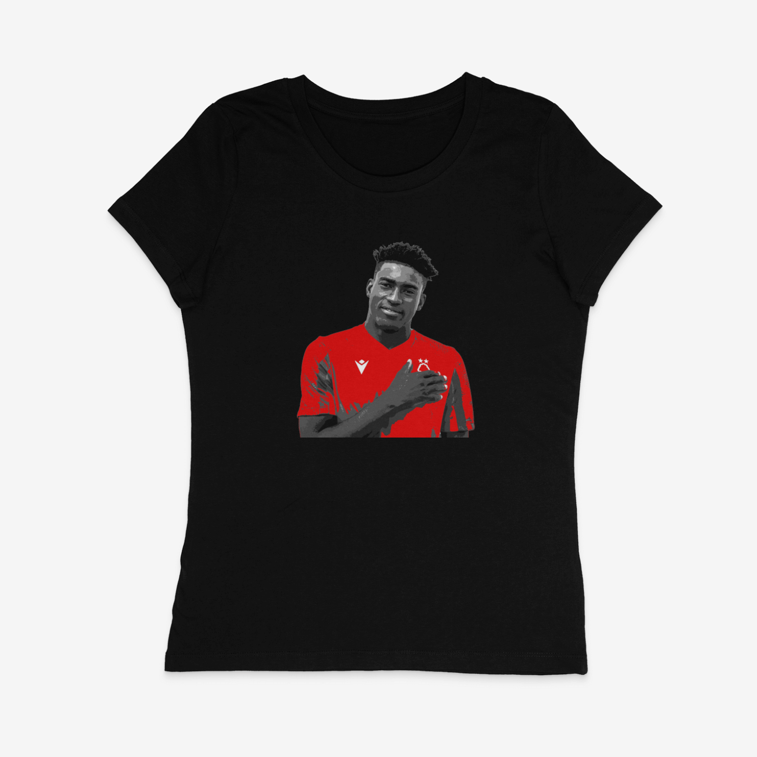 Women's Short Sleeve Fitted T-Shirt - Taiwo by Nottingham Reds