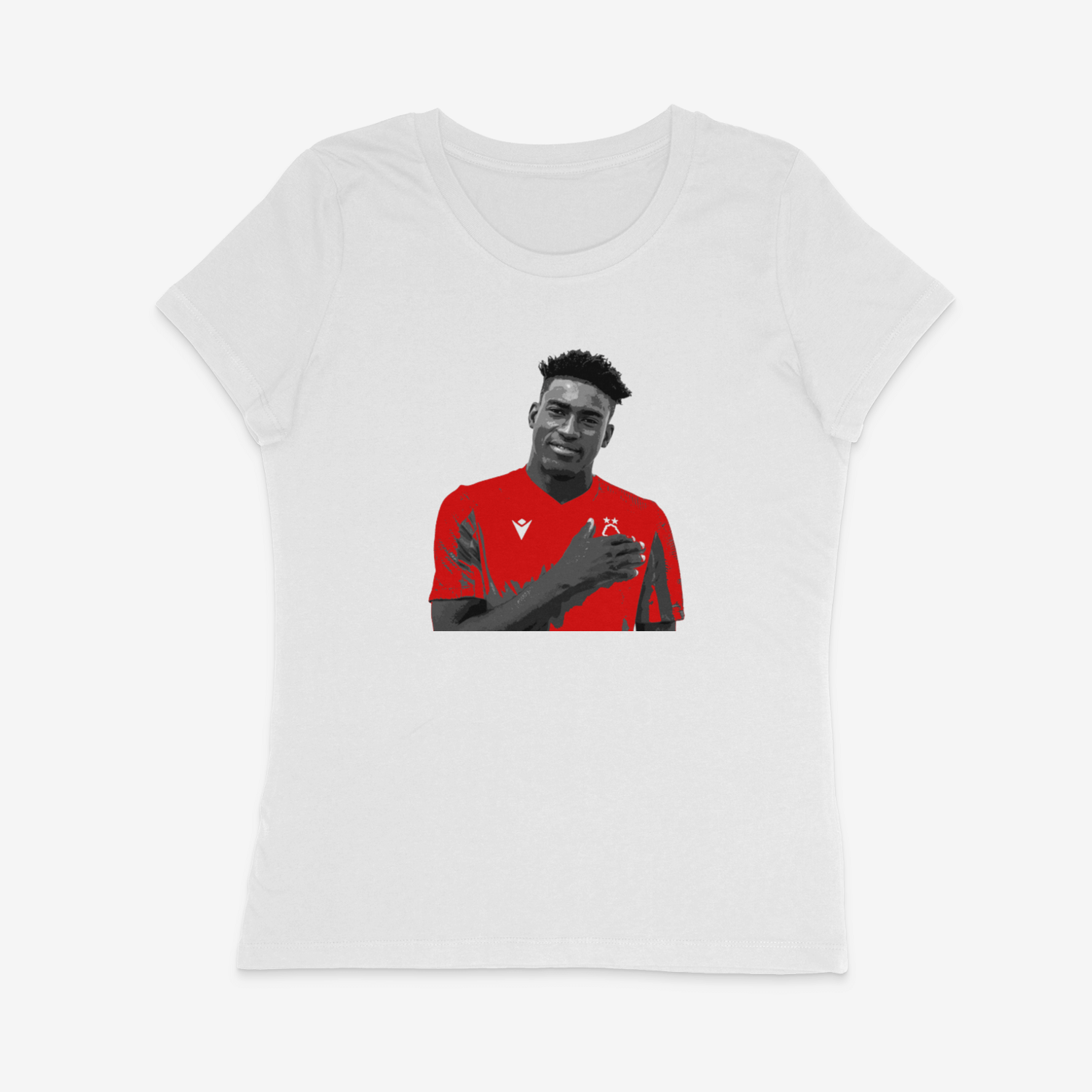 Women's Short Sleeve Fitted T-Shirt - Taiwo by Nottingham Reds