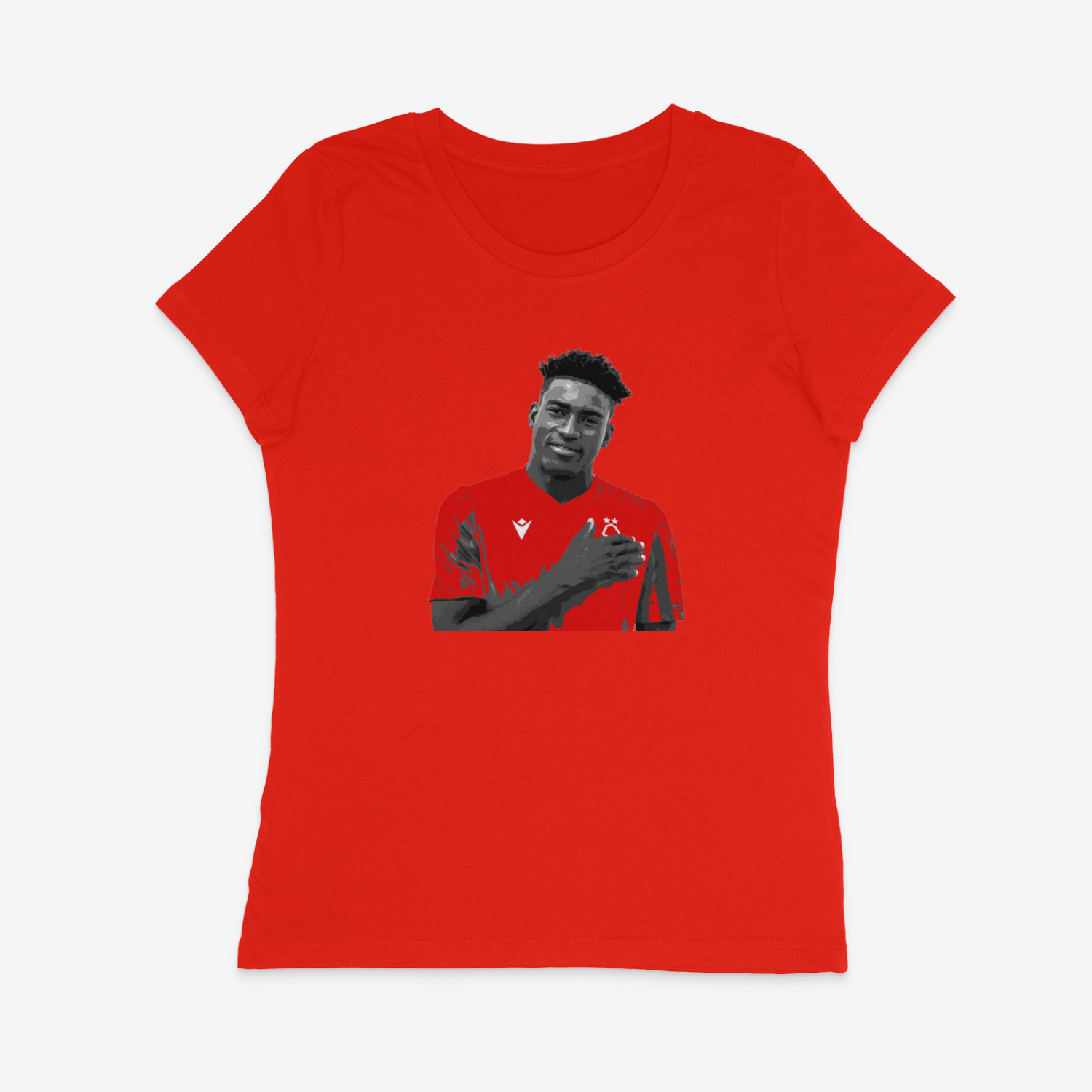 Women's Short Sleeve Fitted T-Shirt - Taiwo by Nottingham Reds
