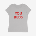 Women's Short Sleeve Fitted T-Shirt - You Reds 2 by Nottingham Reds