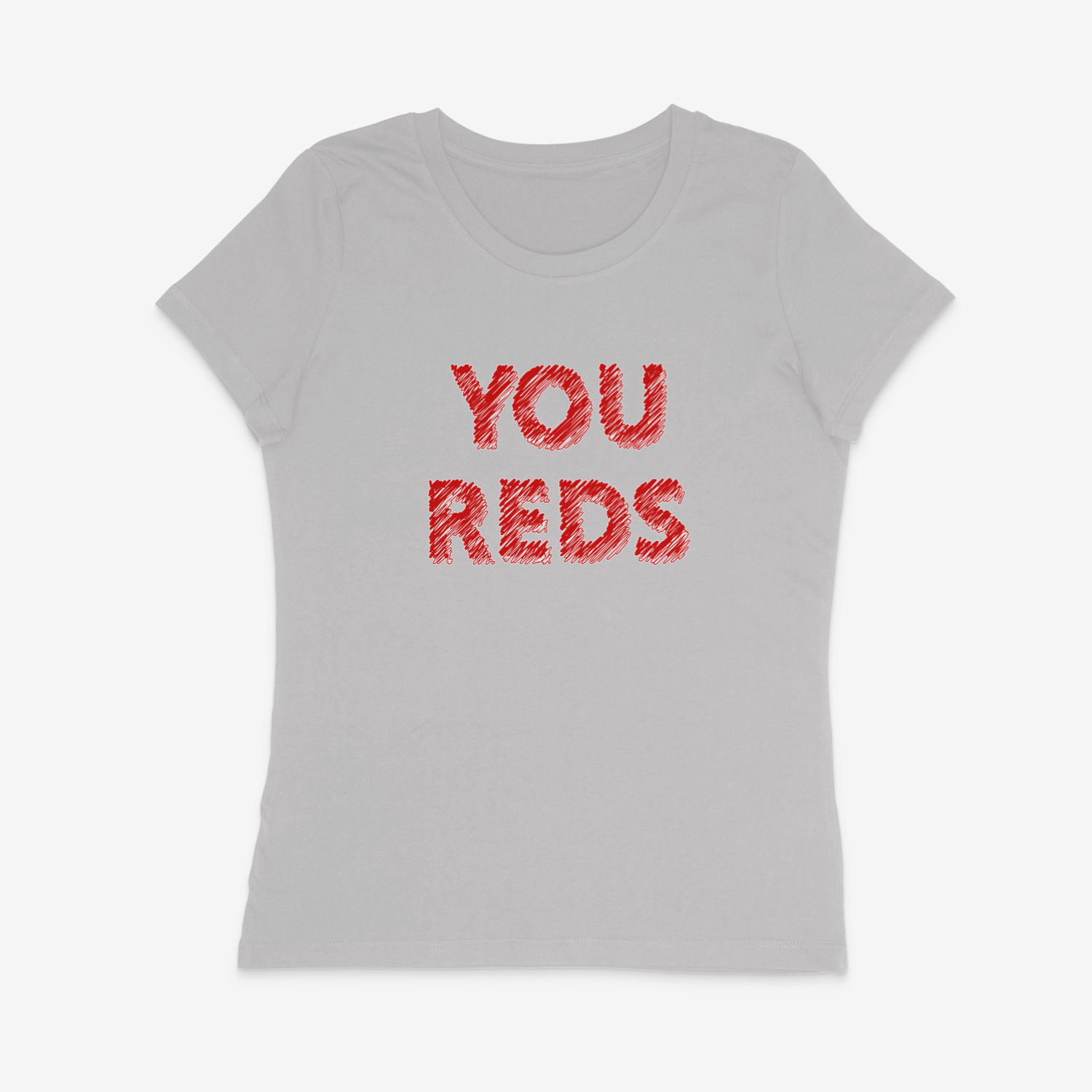 Women's Short Sleeve Fitted T-Shirt - You Reds 2 by Nottingham Reds