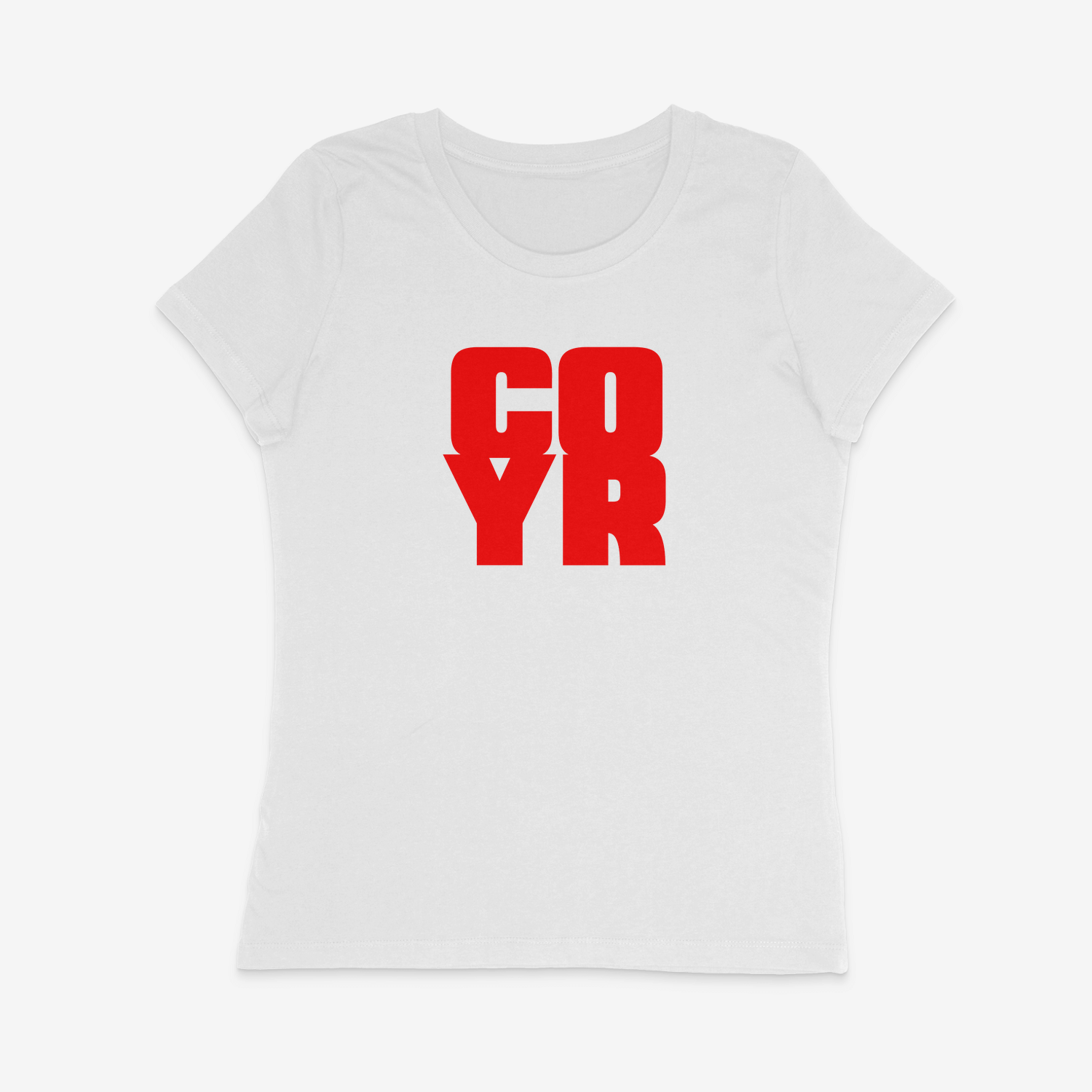 Women's Short Sleeve Fitted T-Shirt - COYR by Nottingham Reds