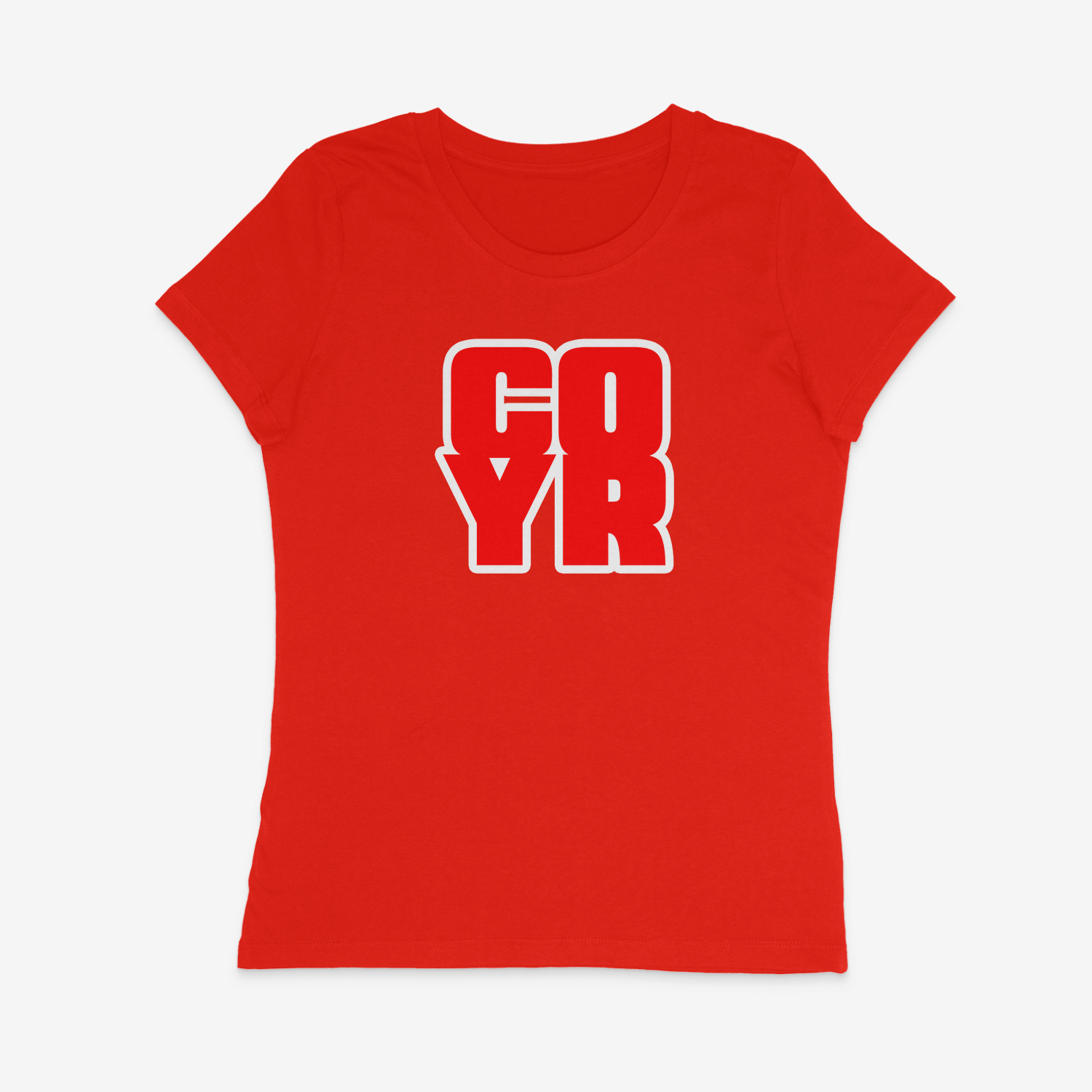 Women's Short Sleeve Fitted T-Shirt - COYR by Nottingham Reds