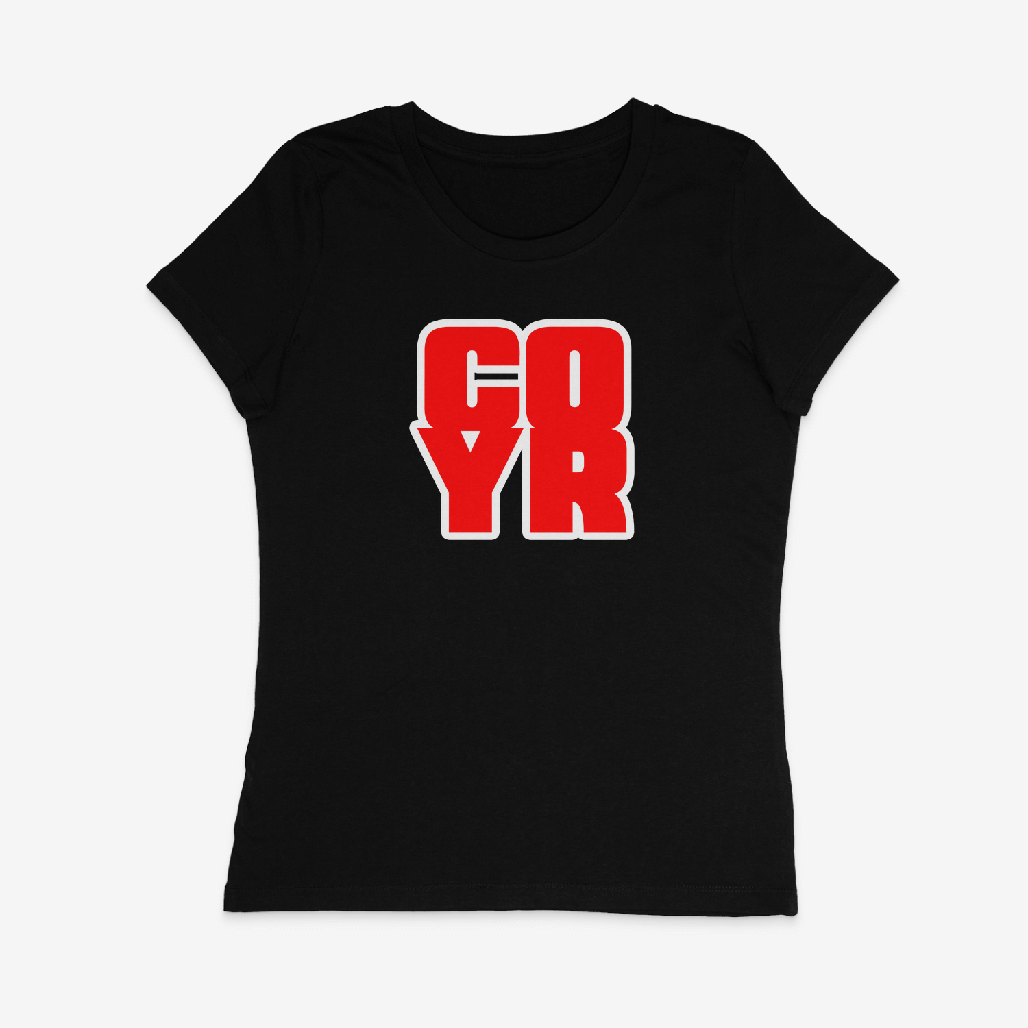 Women's Short Sleeve Fitted T-Shirt - COYR by Nottingham Reds