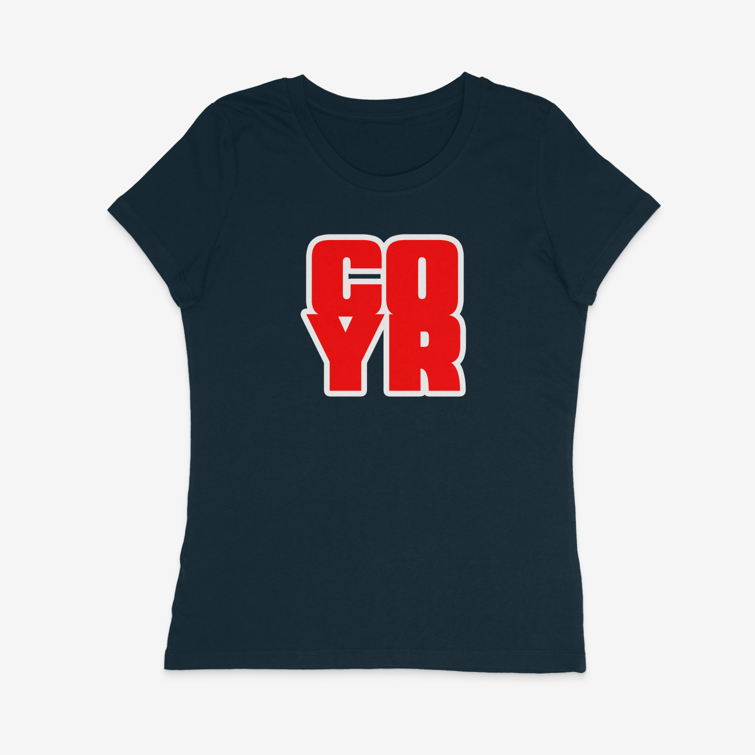 Women's Short Sleeve Fitted T-Shirt - COYR by Nottingham Reds