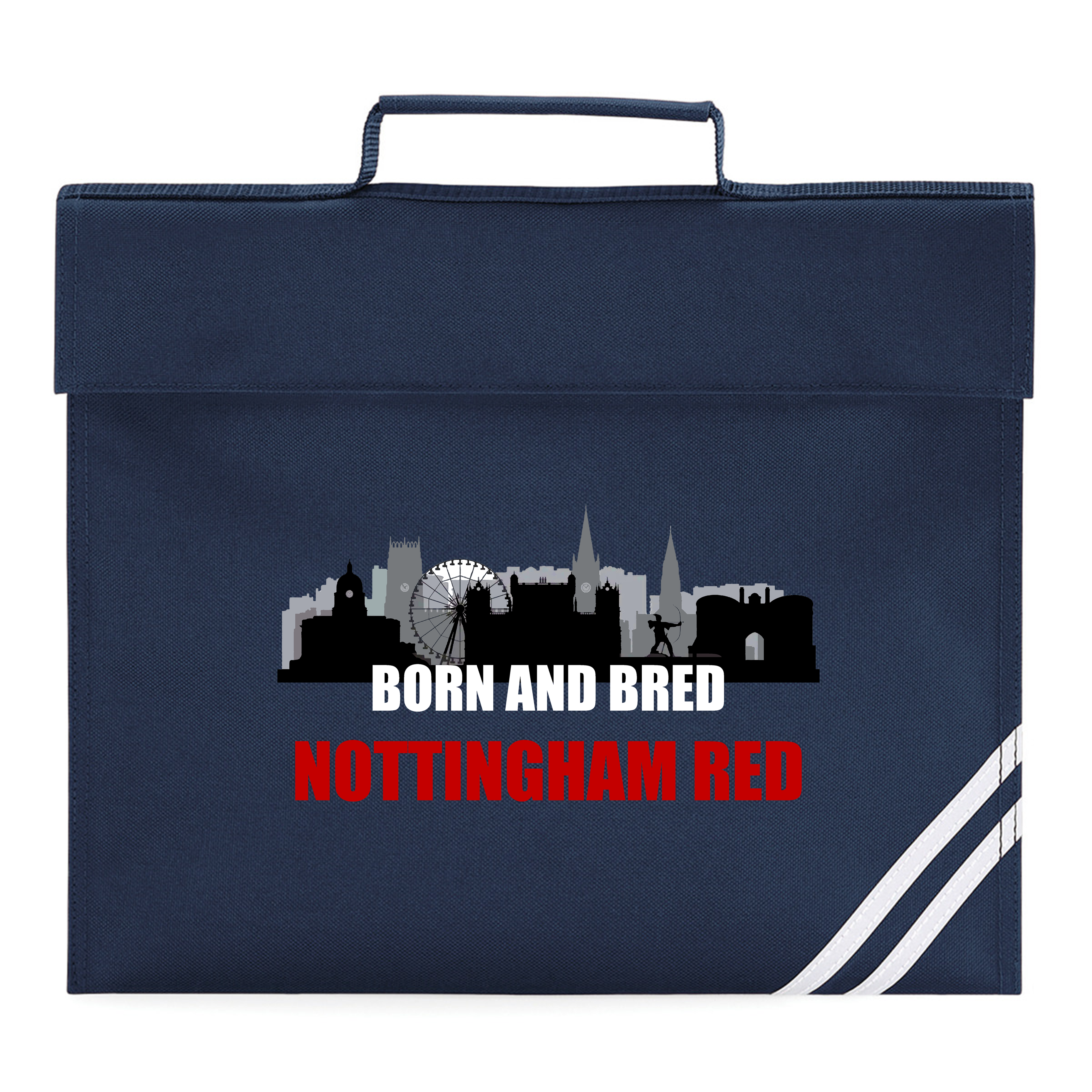 School Book Bag - Born and Bred by Nottingham Reds