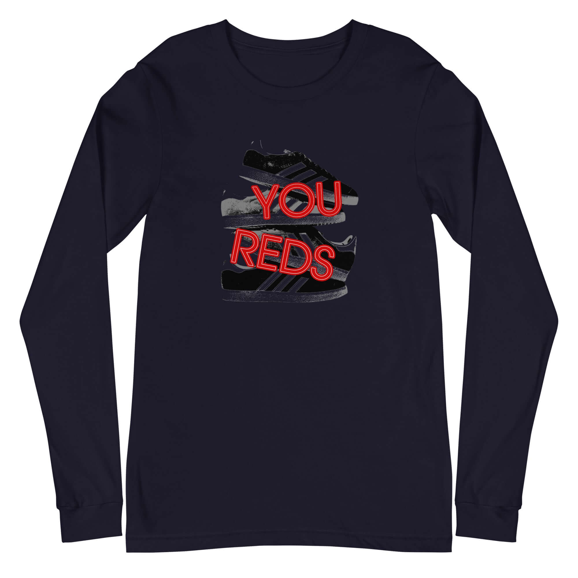 Unisex Long Sleeve T-Shirt - Gazelle by Nottingham Reds