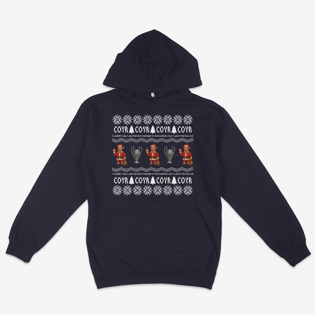 Unisex Hoodie - Top One Christmas Jumper by Nottingham Reds