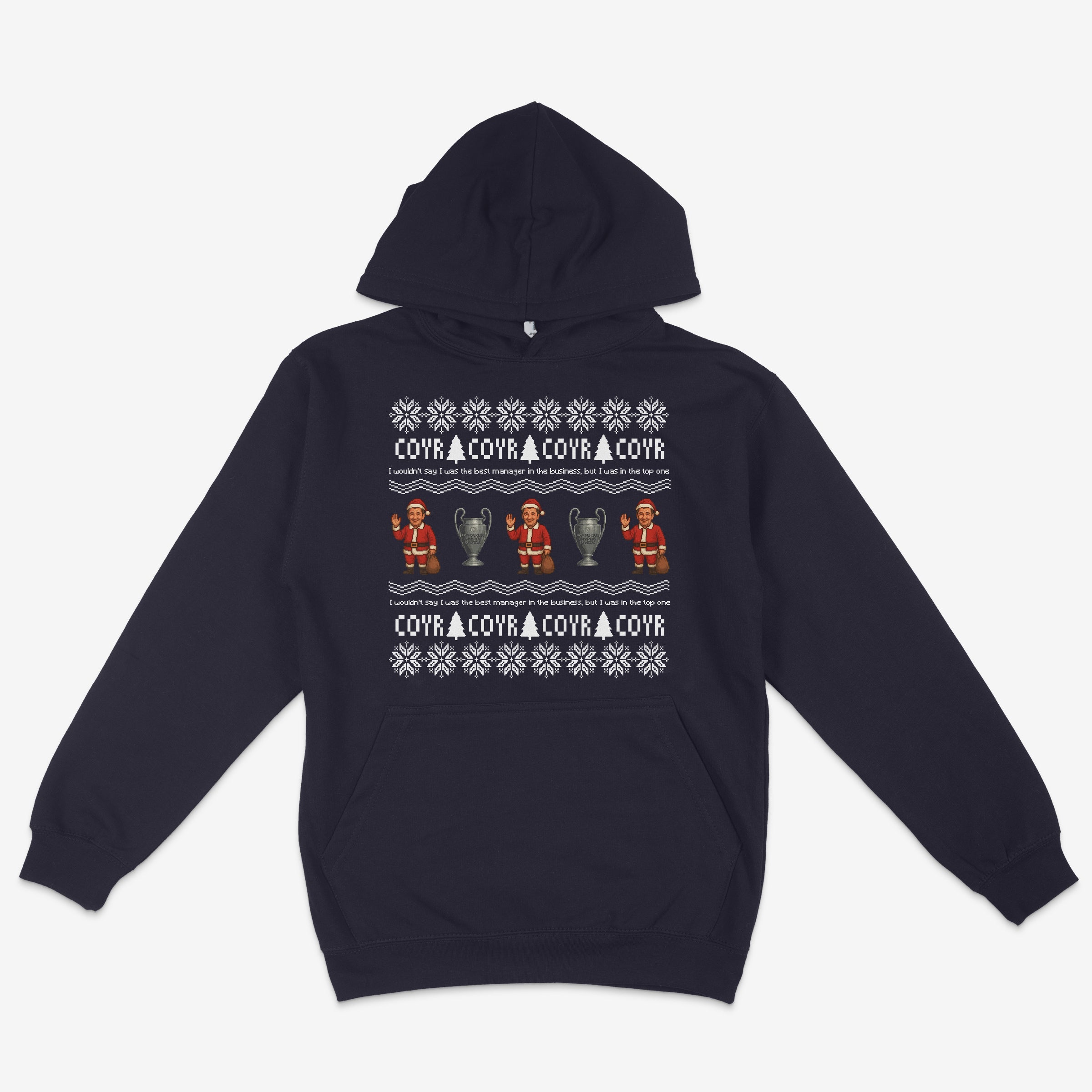 Unisex Hoodie - Top One Christmas Jumper by Nottingham Reds