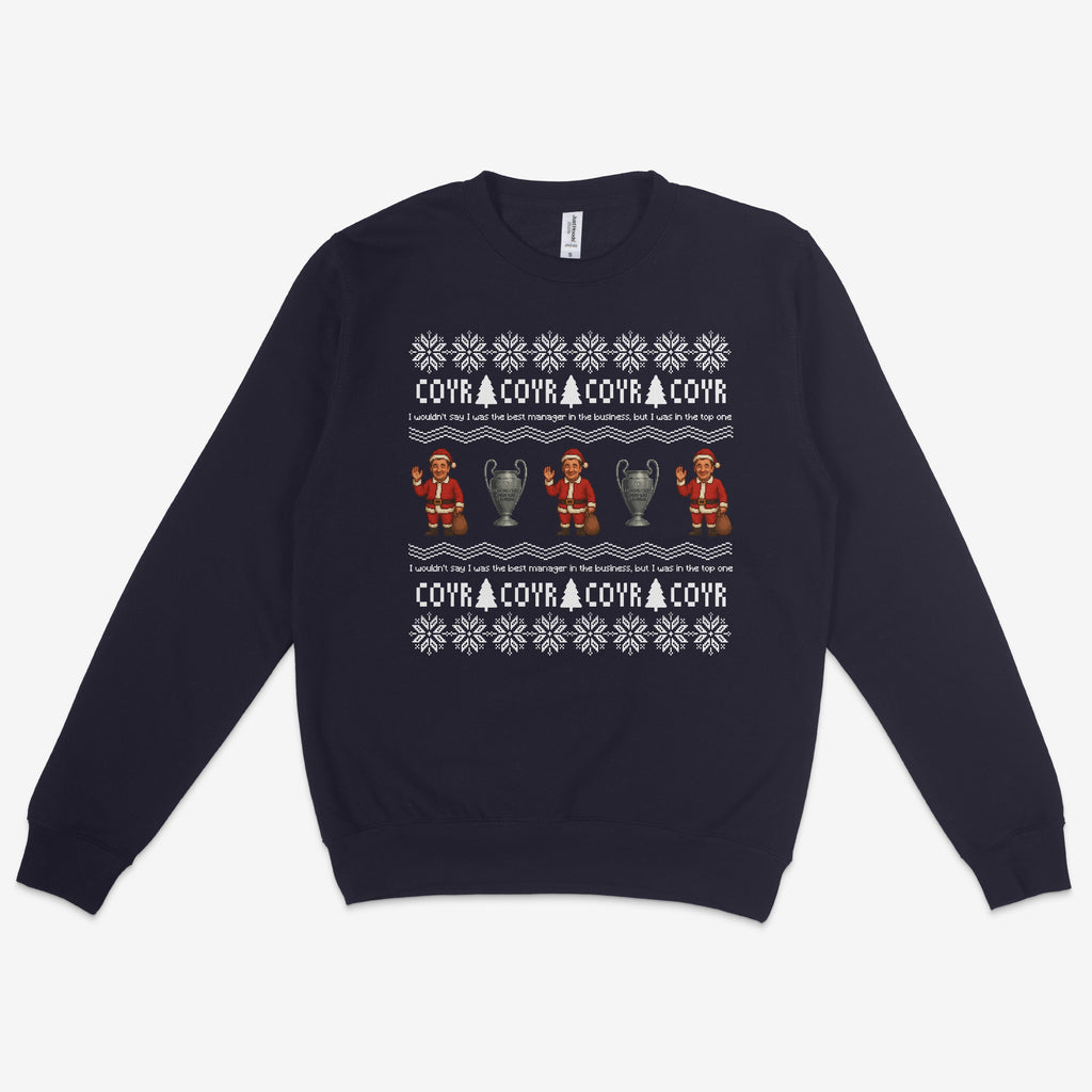 Unisex Sweatshirt - Top One Christmas Jumper by Nottingham Reds