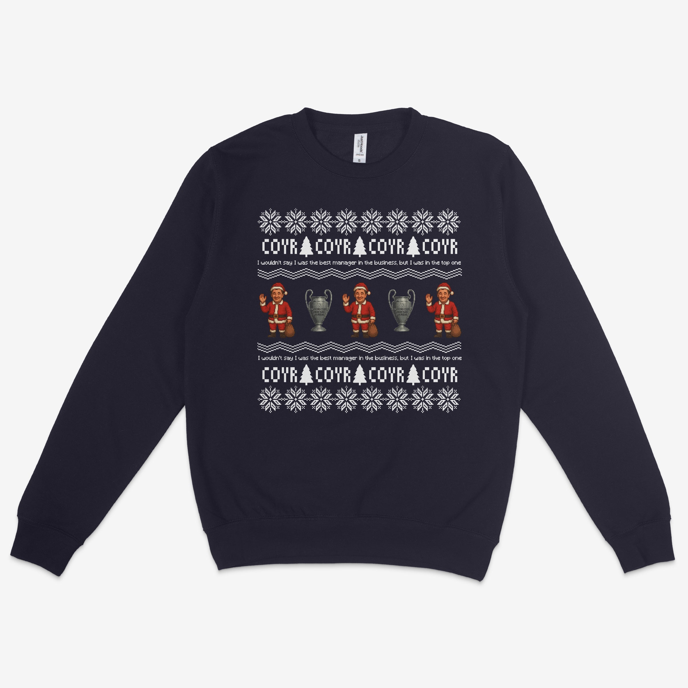 Unisex Sweatshirt - Top One Christmas Jumper by Nottingham Reds