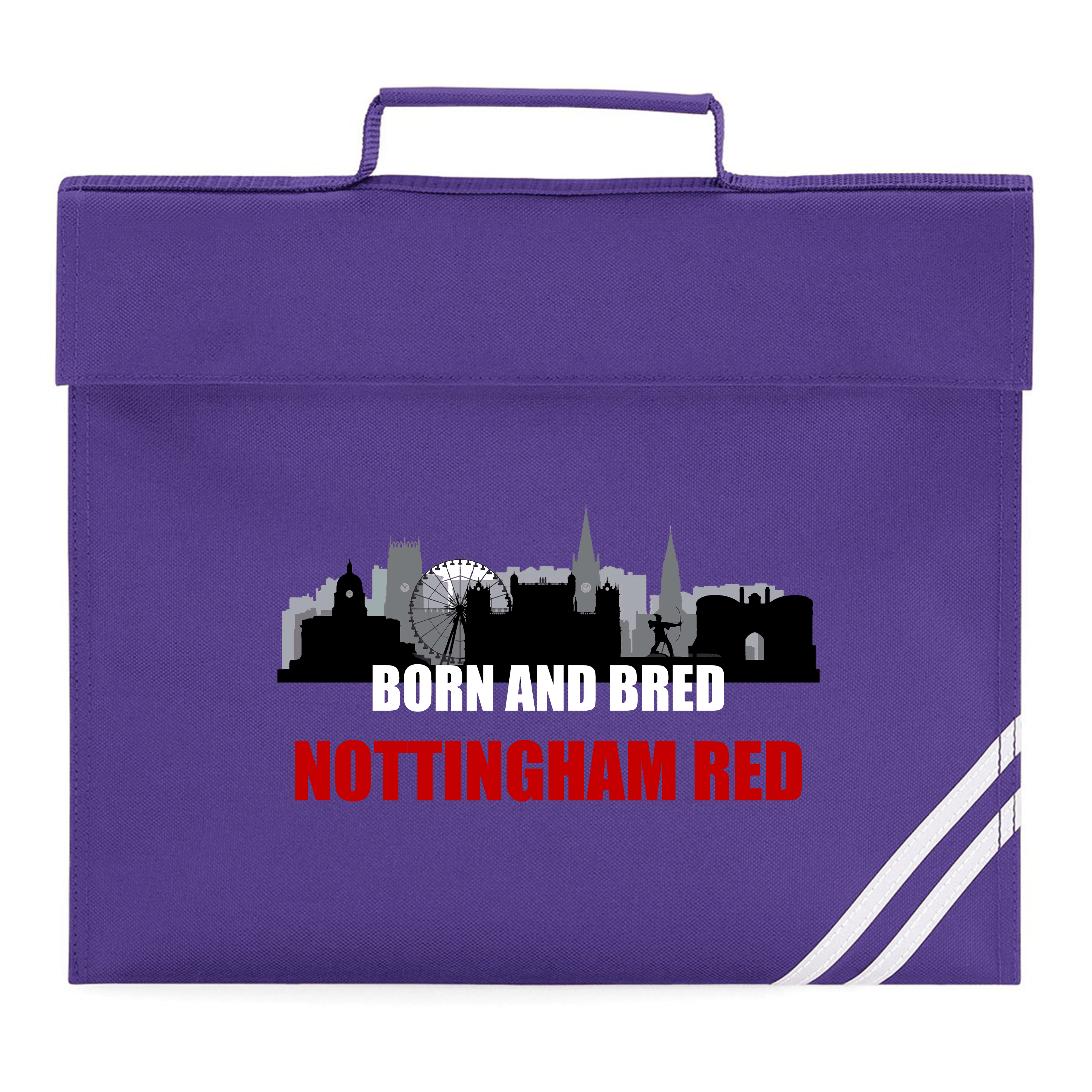 School Book Bag - Born and Bred by Nottingham Reds