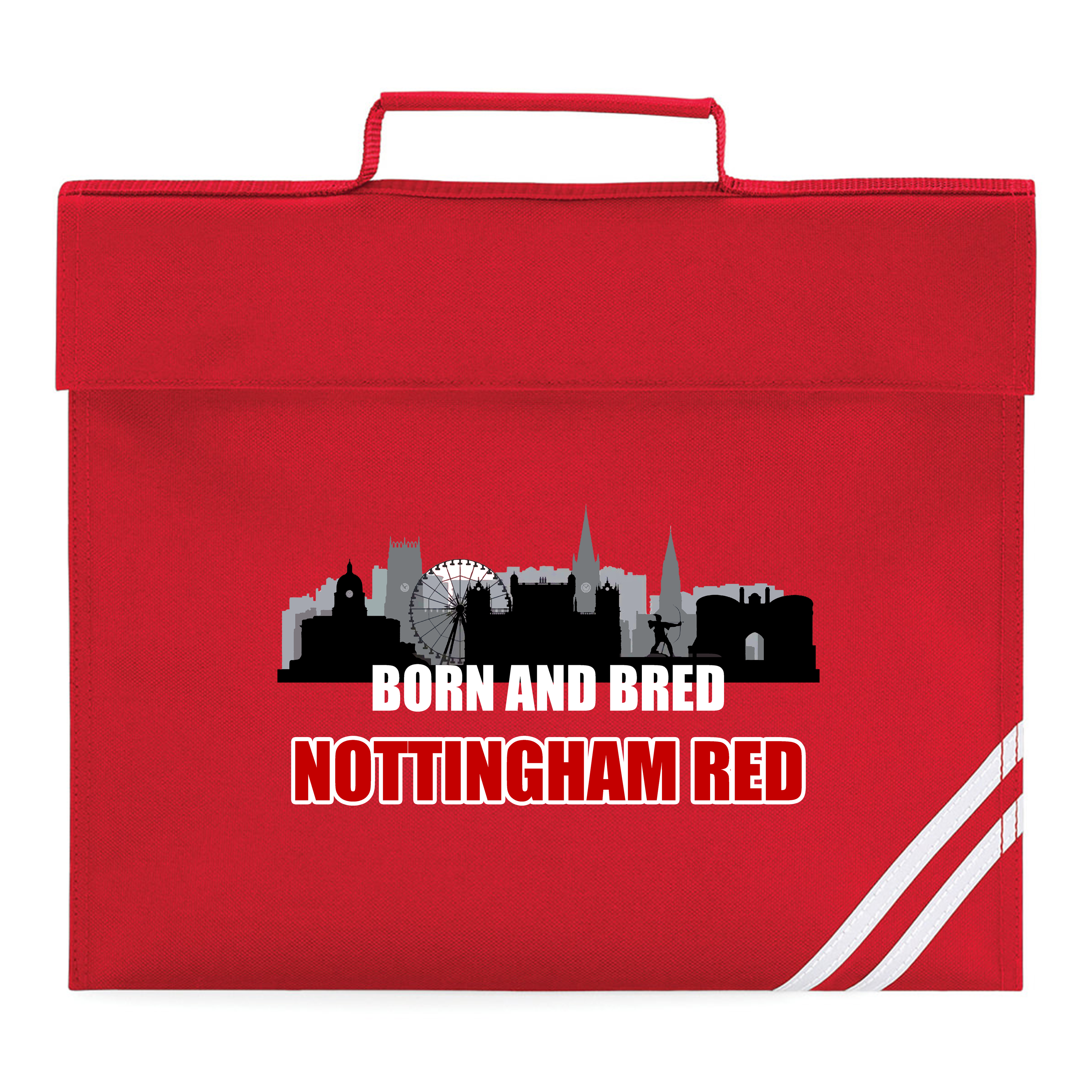 School Book Bag - Born and Bred by Nottingham Reds