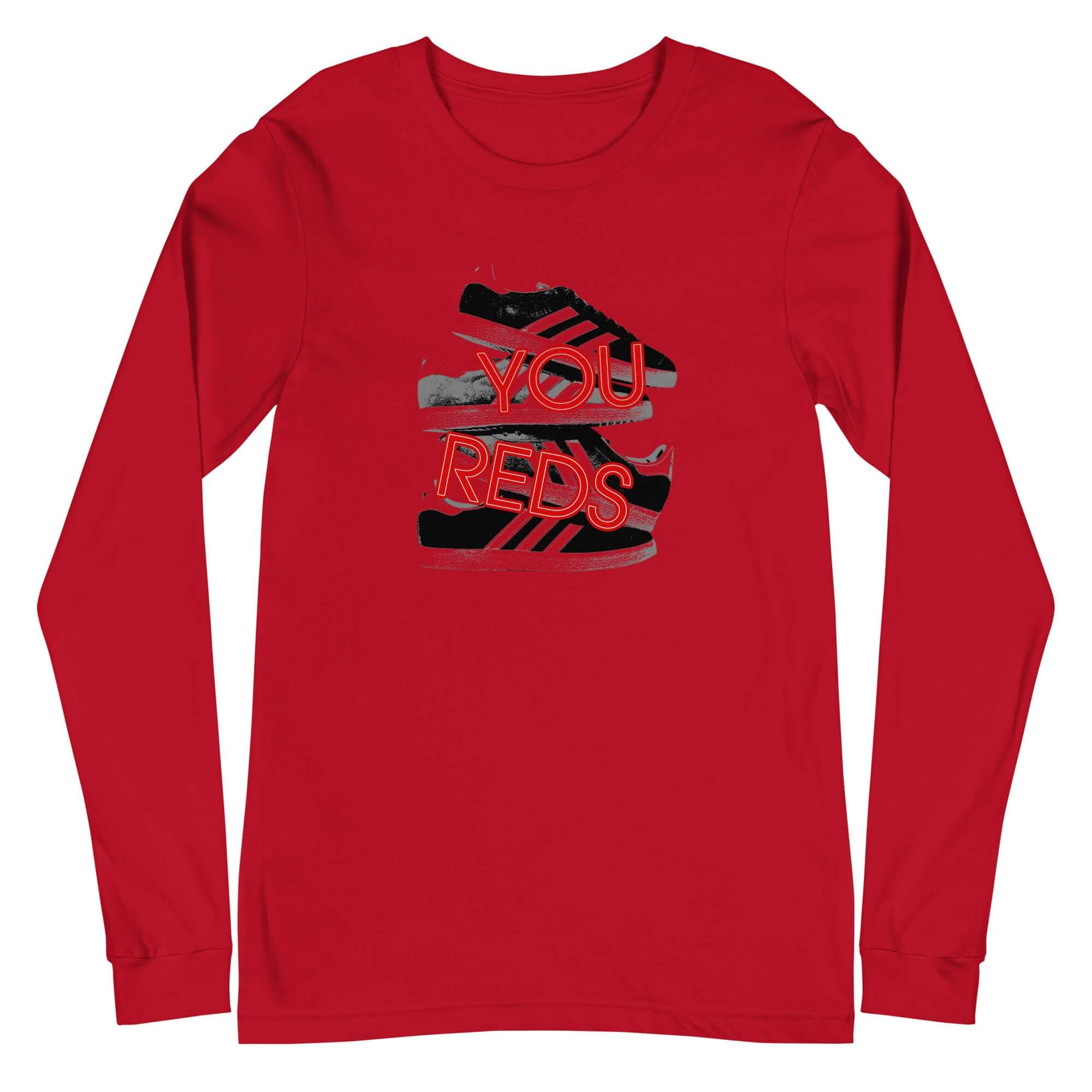Unisex Long Sleeve T-Shirt - Gazelle by Nottingham Reds