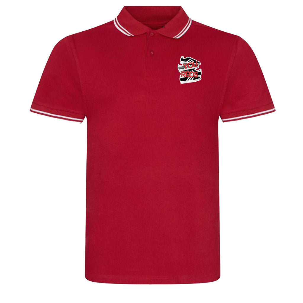 Unisex Tipped Polo Shirt - Gazelle by Nottingham Reds