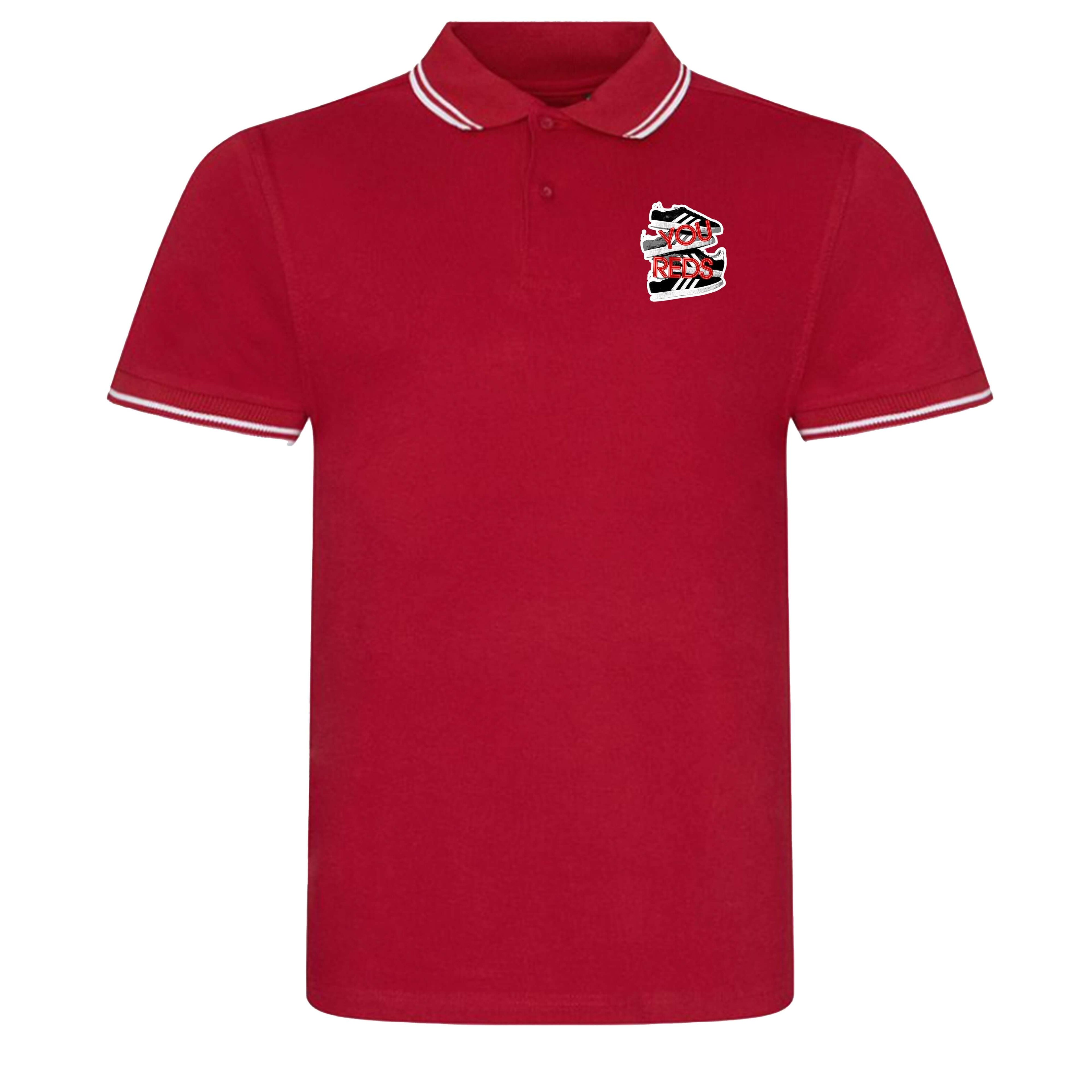 Unisex Tipped Polo Shirt - Gazelle by Nottingham Reds