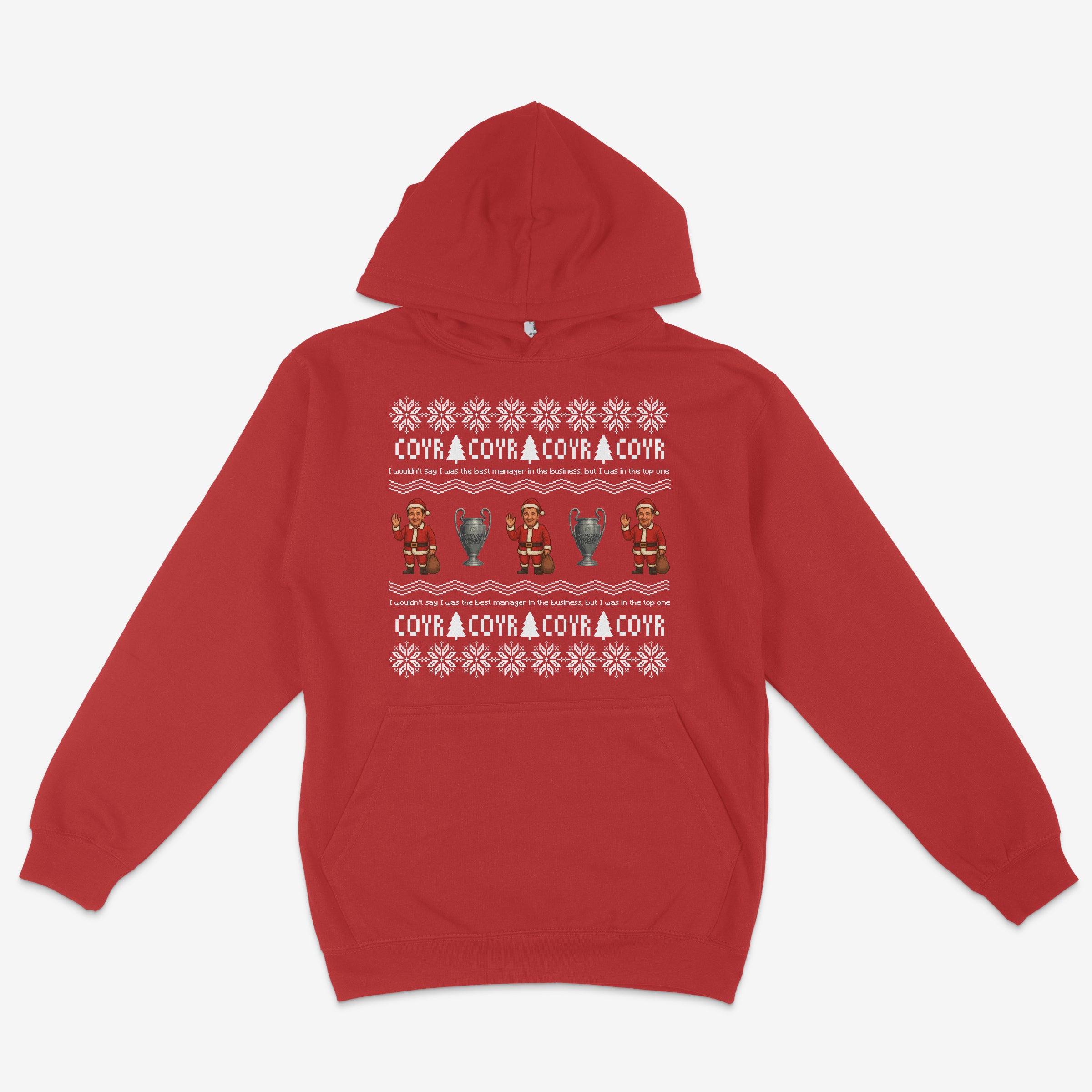Unisex Hoodie - Top One Christmas Jumper by Nottingham Reds