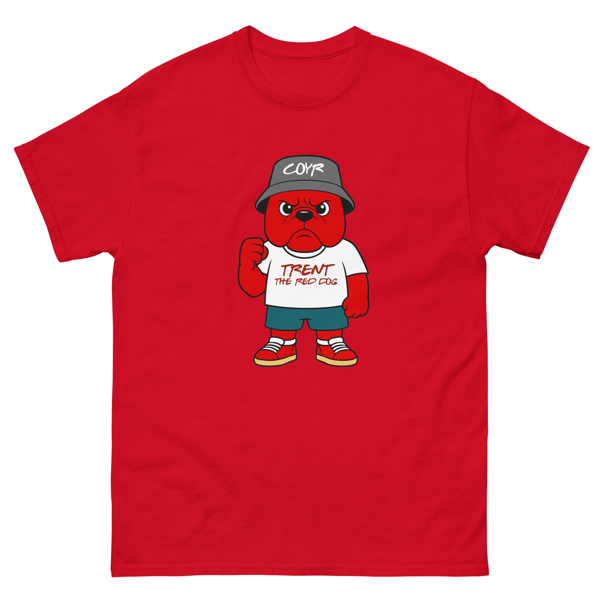 Unisex Short Sleeve T-Shirt - Trent the Red Dog by Nottingham Reds