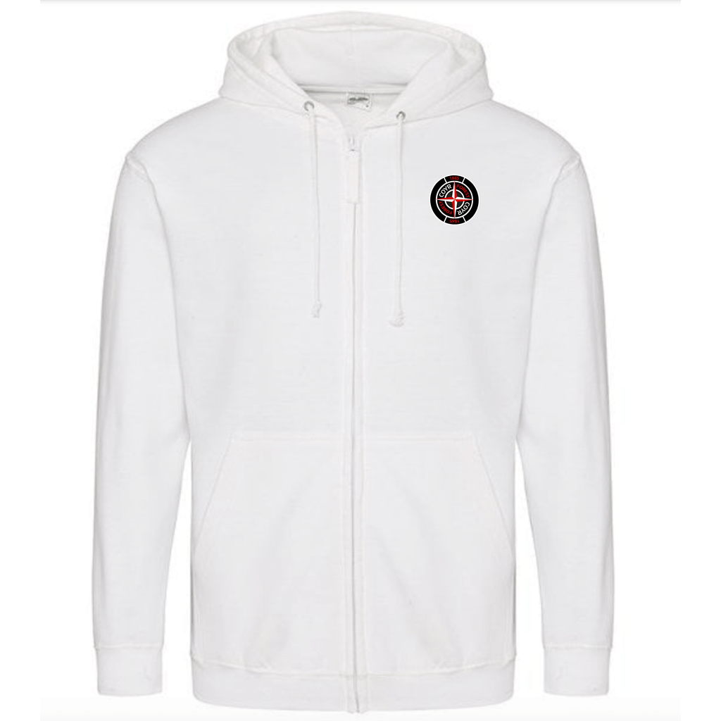 Unisex Zip Hoodie - Stone by Nottingham Reds