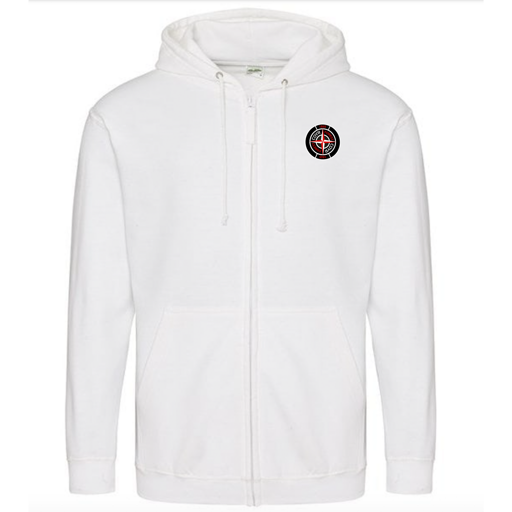 Unisex Zip Hoodie - Stone by Nottingham Reds