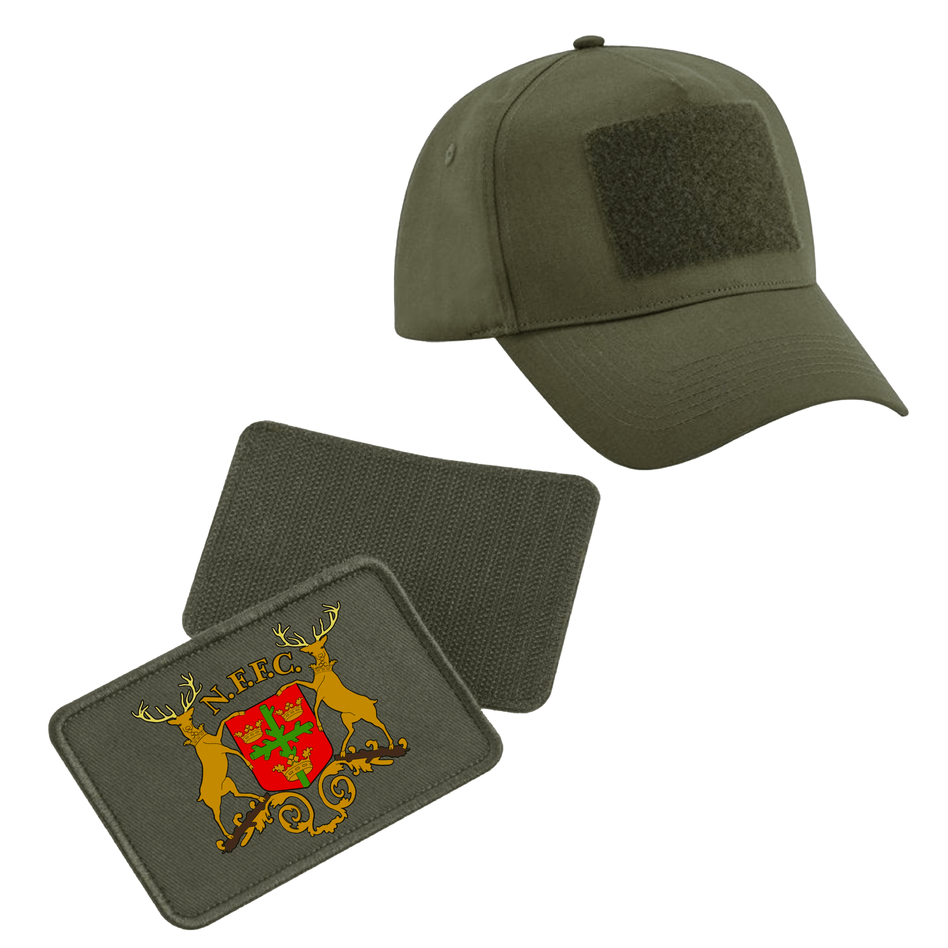 Removable Patch 5-Panel Cap - Old Skool by Nottingham Reds