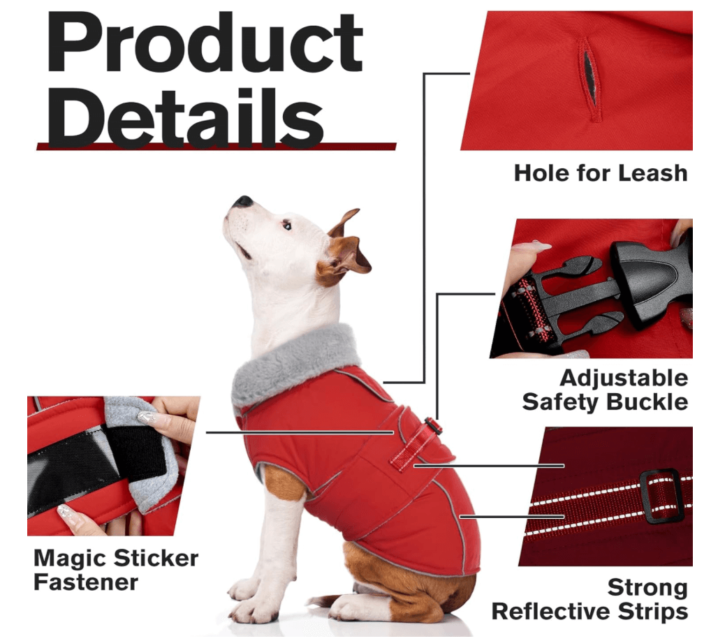 Dog Coat - NFFC Red Dog by Nottingham Reds