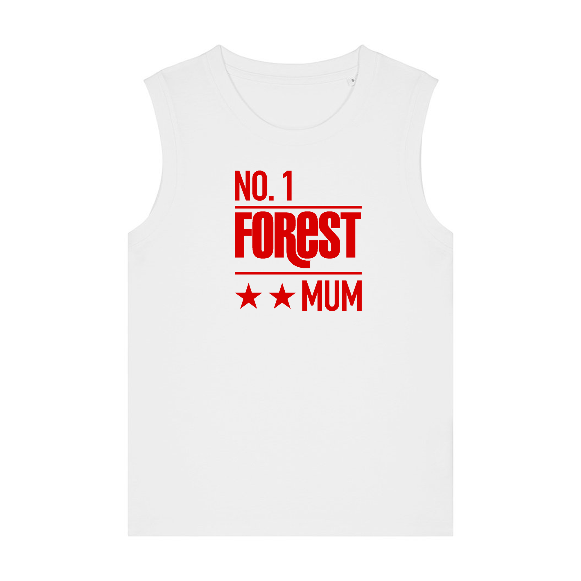 Women's High Cut Vest - Forest Mum Nottingham Reds