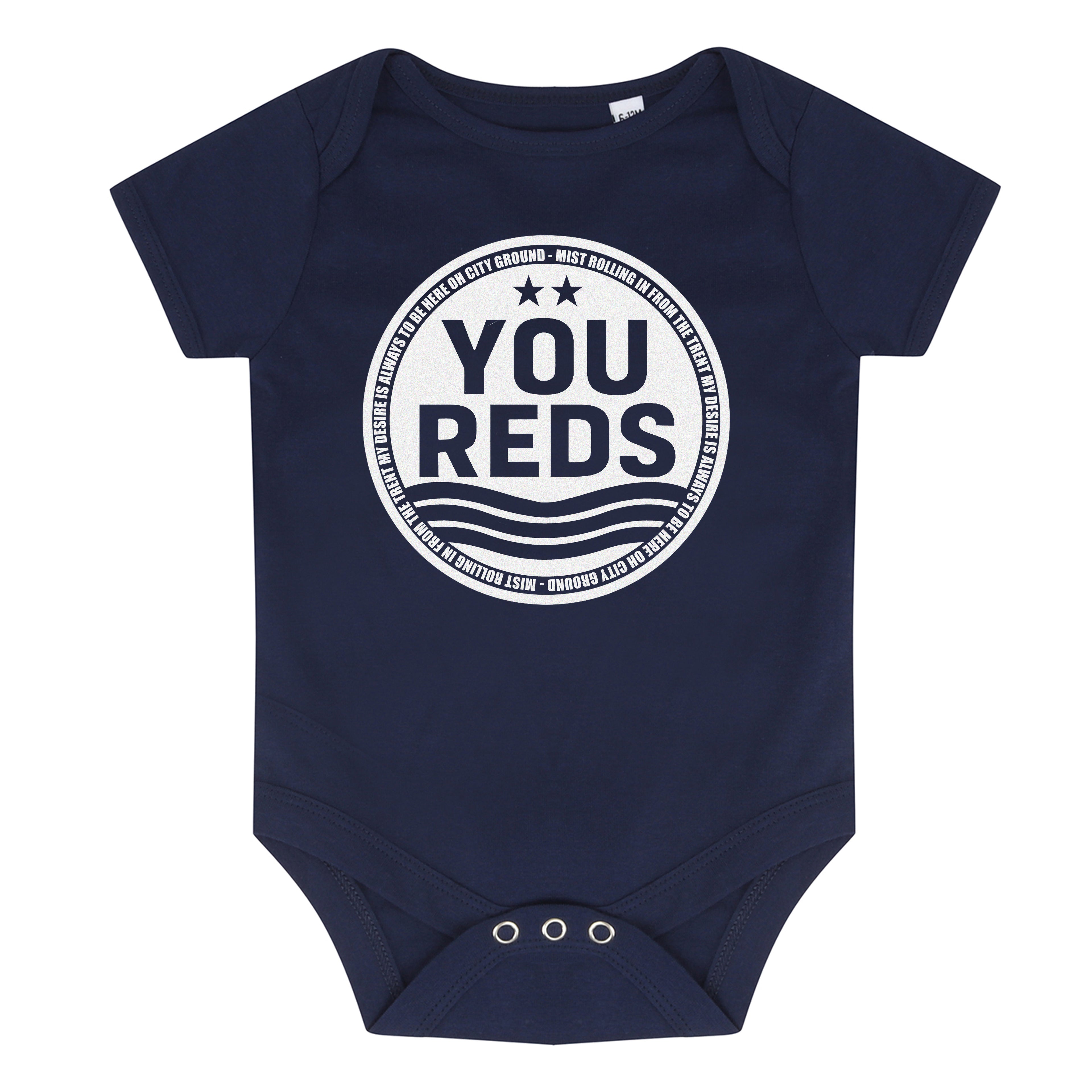 Baby Bodysuit - You Reds by Nottingham Reds
