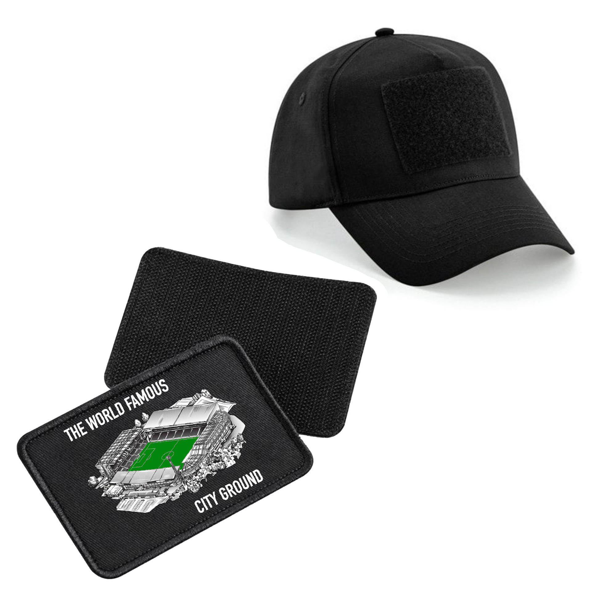 Removable Patch 5-Panel Cap - City Ground by Nottingham Reds