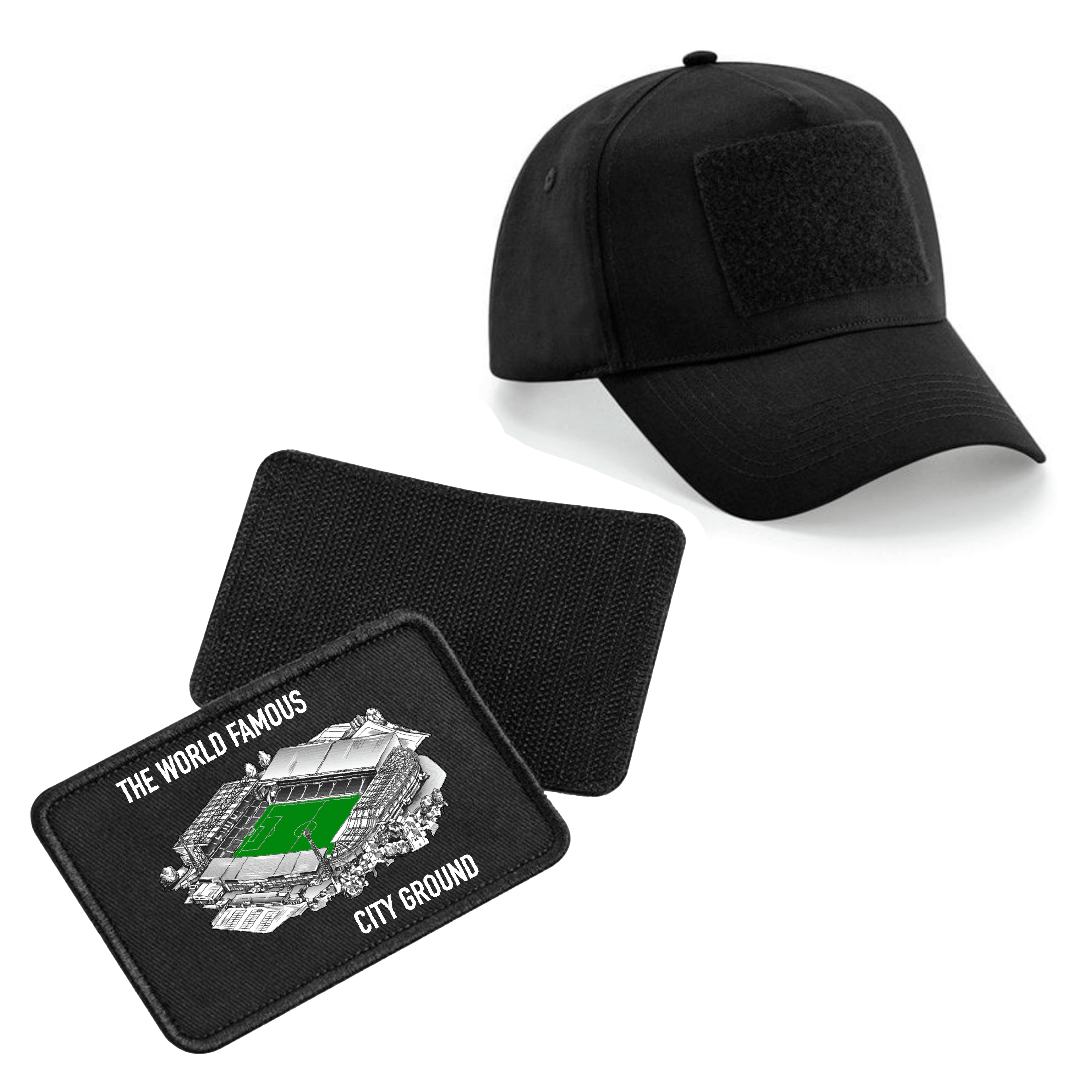 Removable Patch 5-Panel Cap - City Ground by Nottingham Reds