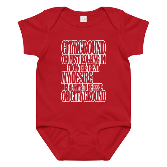 Baby Bodysuit - Mist by Nottingham Reds