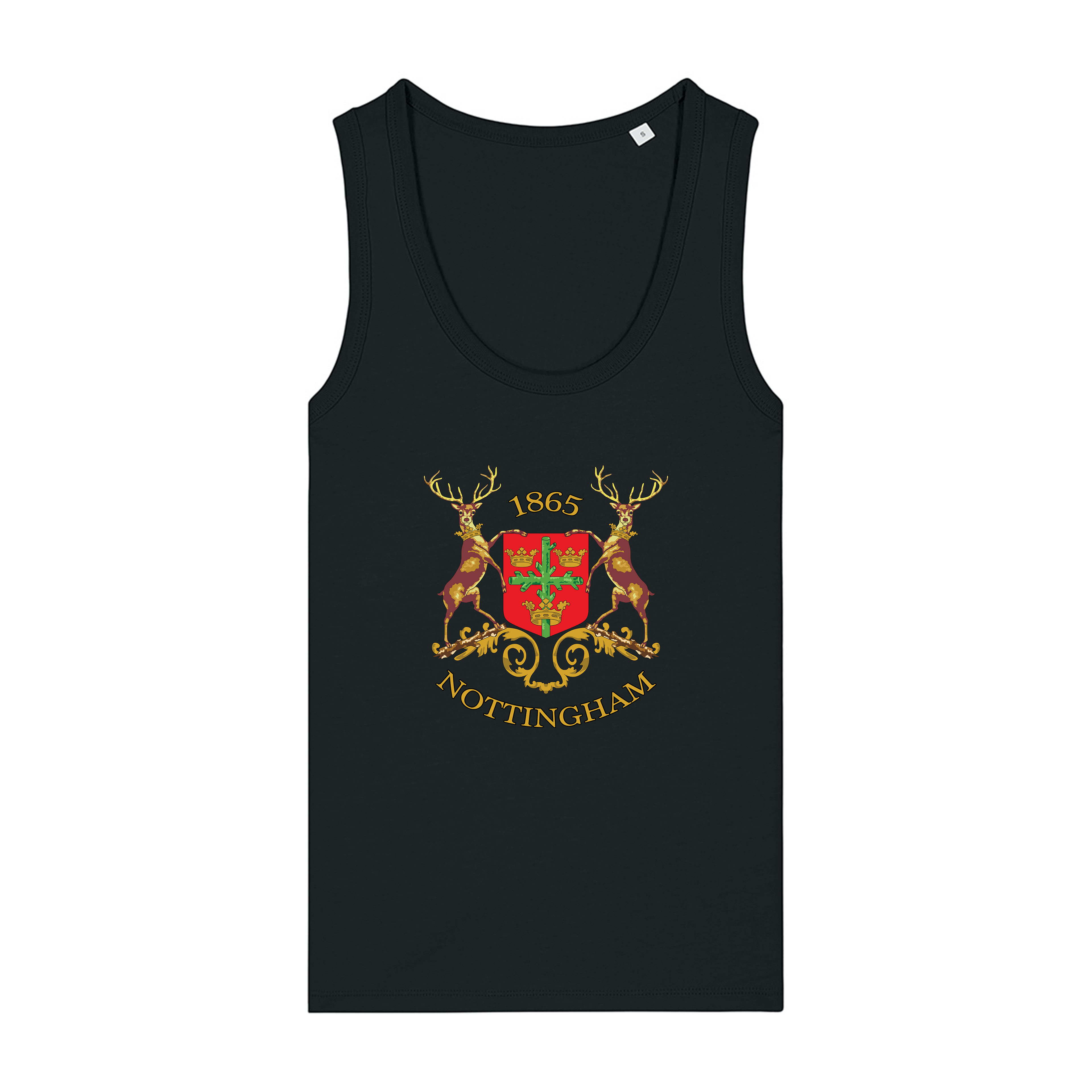 Women's Low Cut Vest - Old Skool by Nottingham Reds