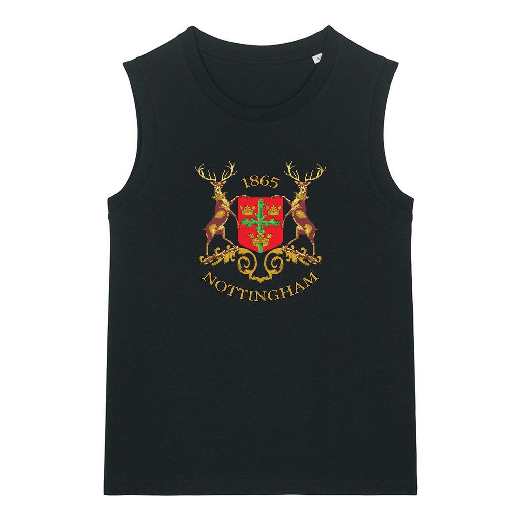 Women's High Cut Vest - Old Skool Nottingham Reds