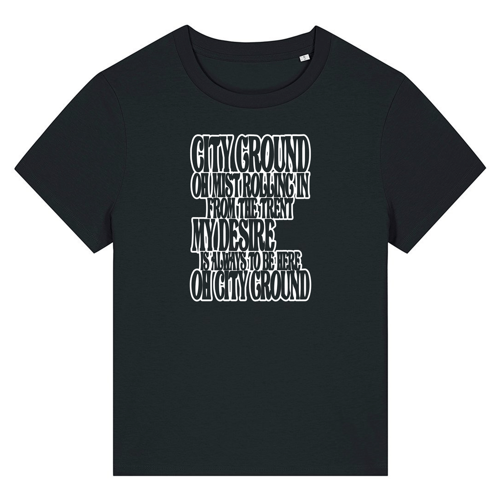 Women's Short Sleeve Fitted T-Shirt - Mist by Nottingham Reds