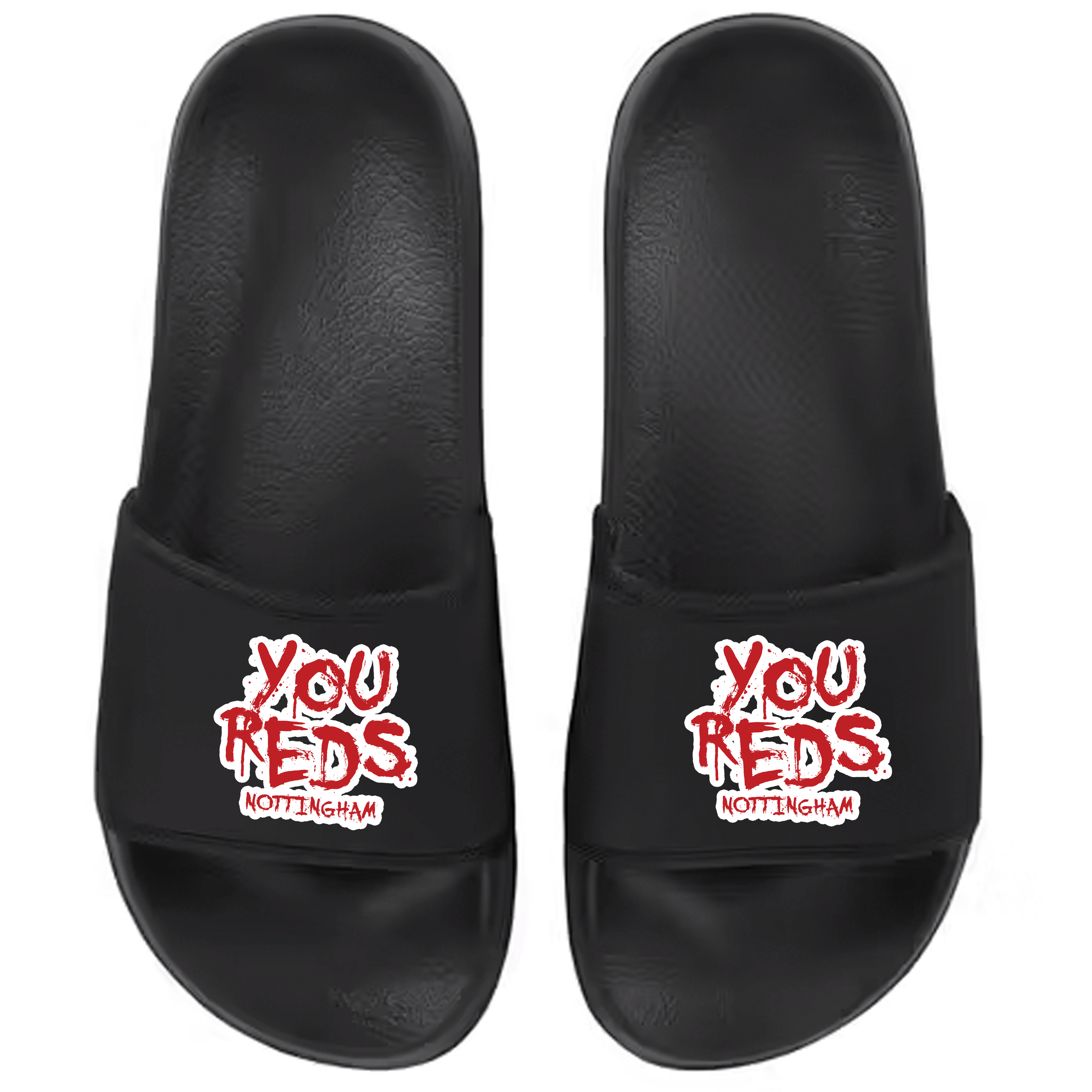 Men's Sliders - You Reds 3 by Nottingham Reds