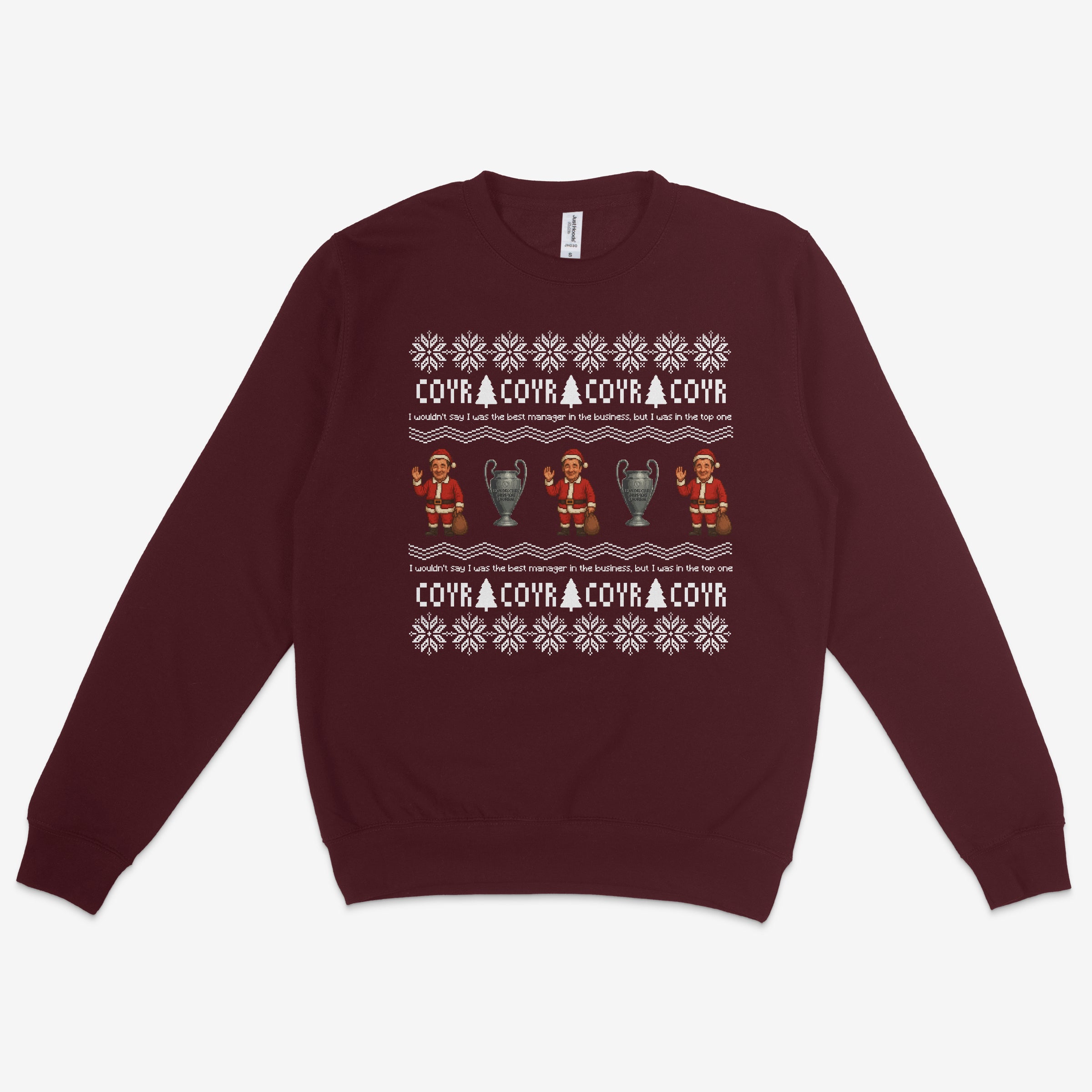 Unisex Sweatshirt - Top One Christmas Jumper by Nottingham Reds