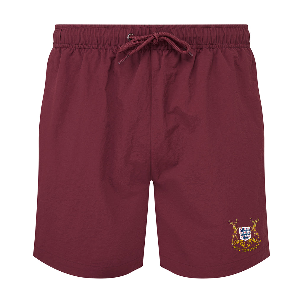 Men's Swim Shorts - Old Skool X England by Nottingham Reds