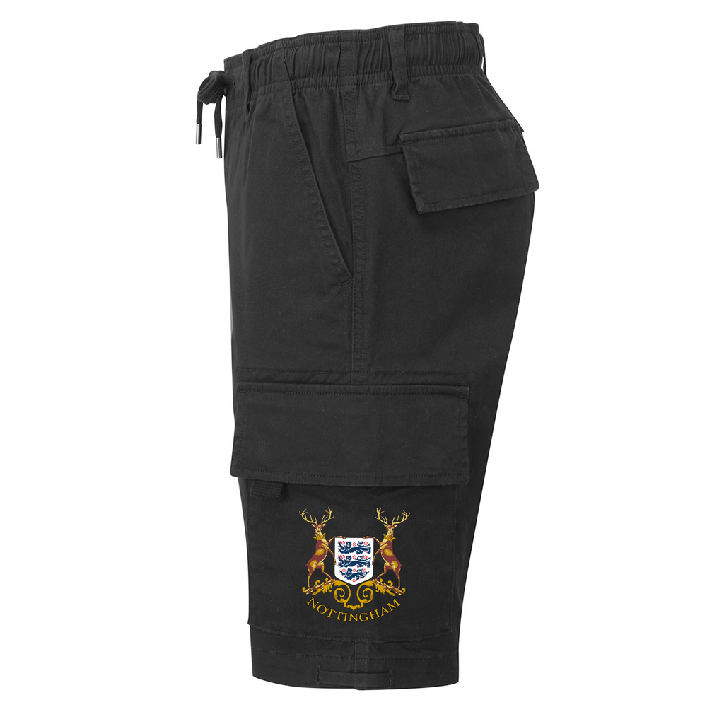 Men's Cargo Shorts - Old Skool X England  by Nottingham Reds