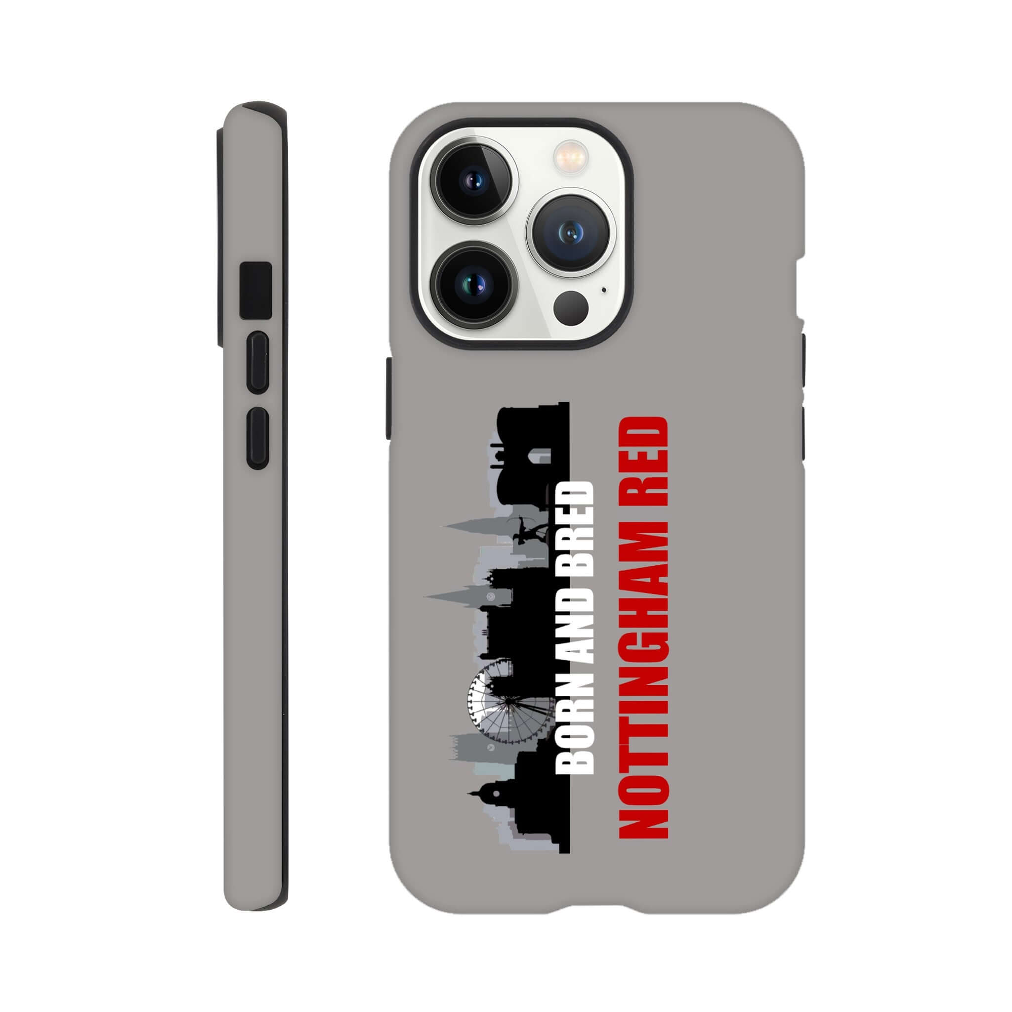 iPhone Case - Born and Bred by Nottingham Reds