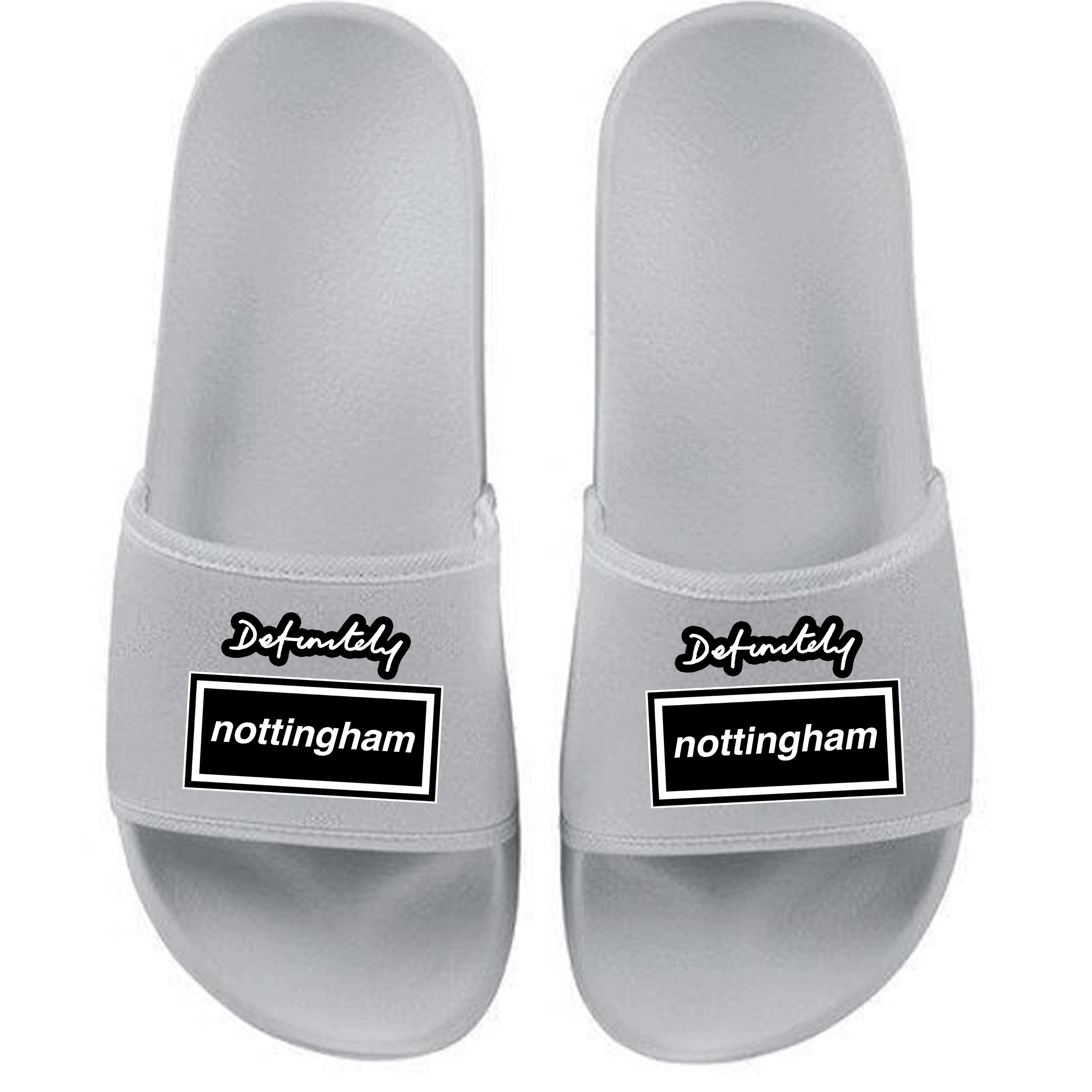 Men's Sliders - Definitely by Nottingham Reds