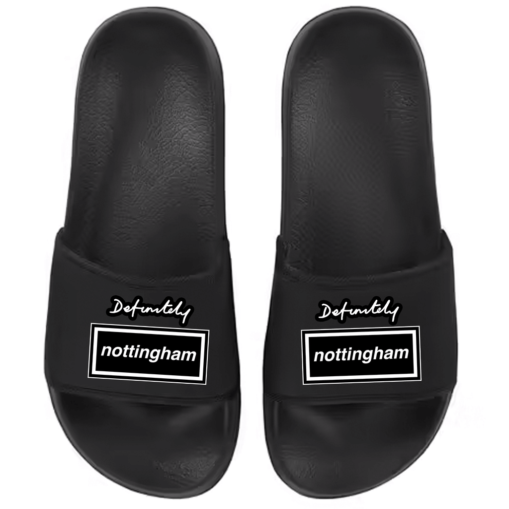 Men's Sliders - Definitely by Nottingham Reds