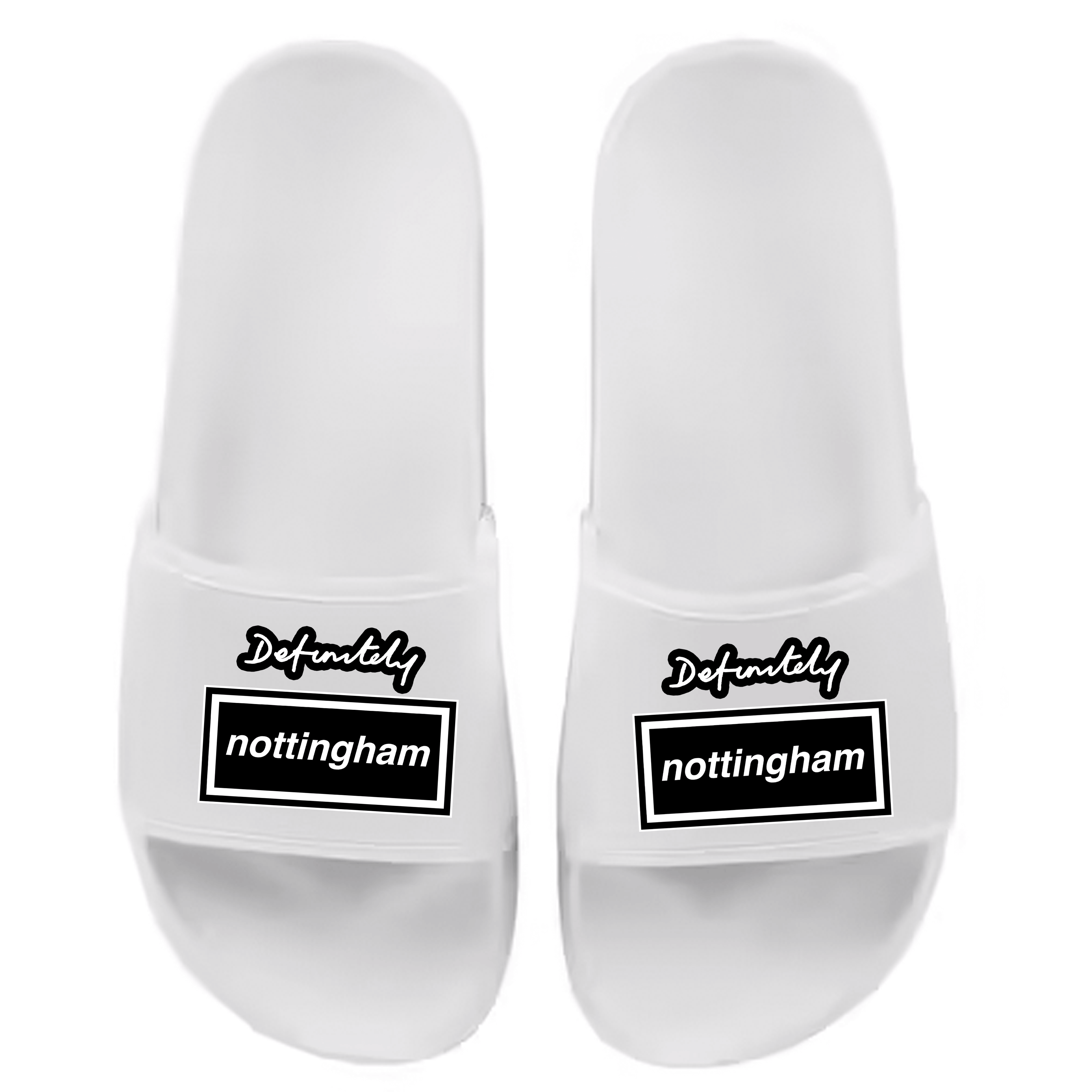 Men's Sliders - Definitely by Nottingham Reds