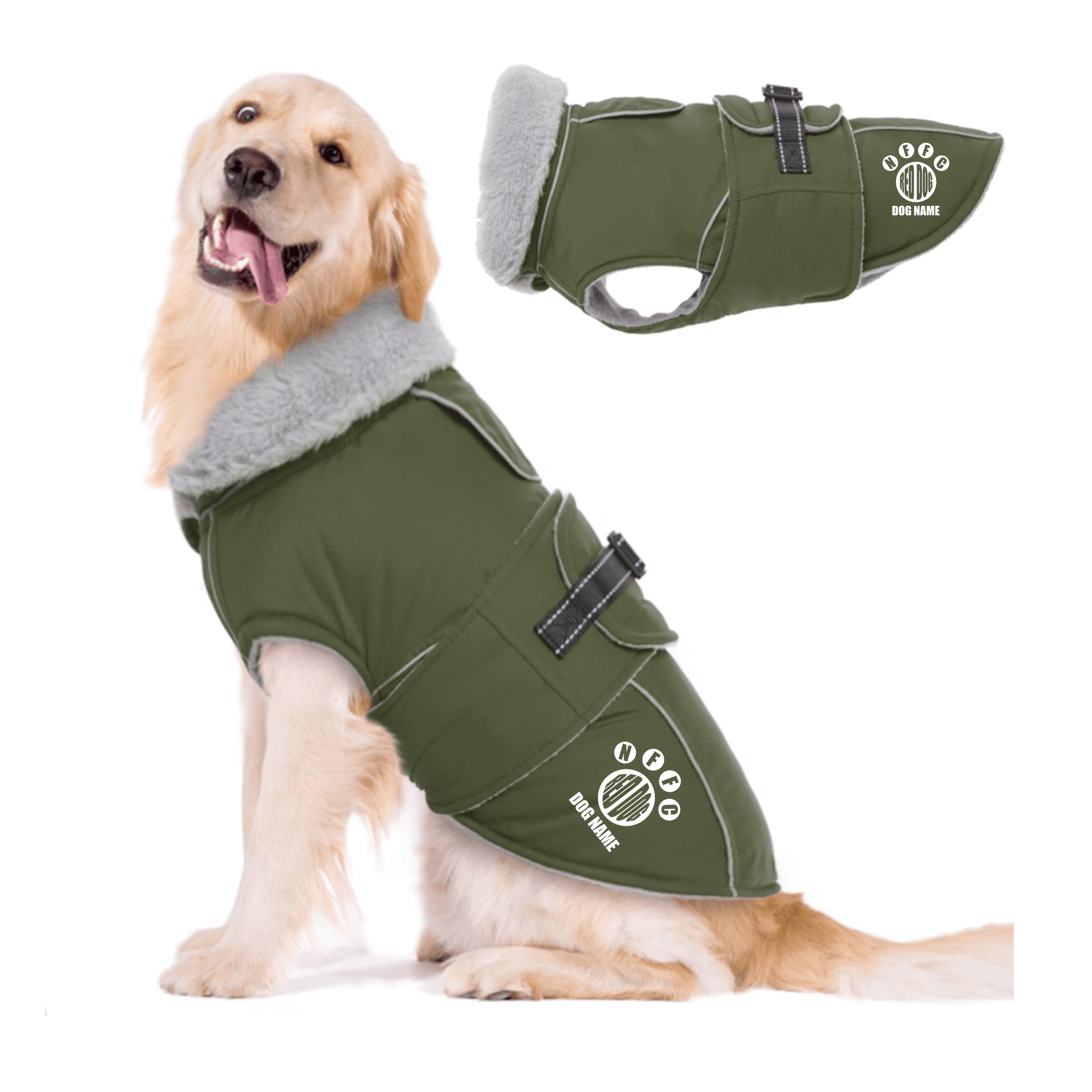 Dog Coat - NFFC Red Dog by Nottingham Reds