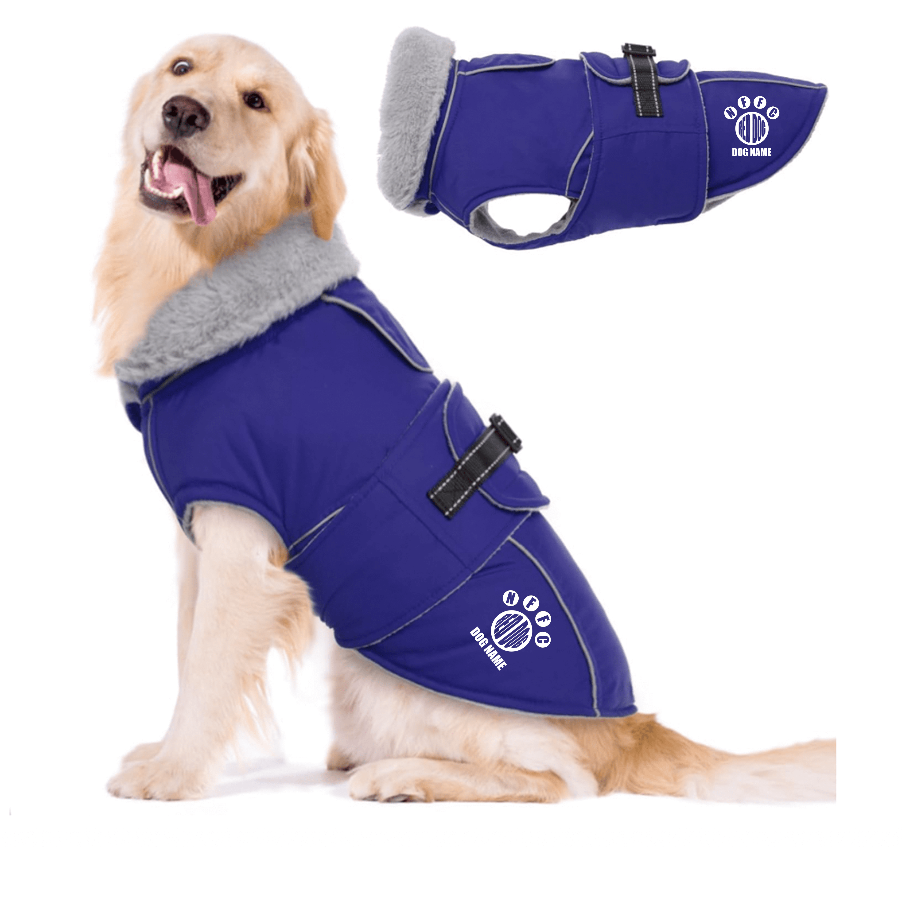 Dog Coat - NFFC Red Dog by Nottingham Reds