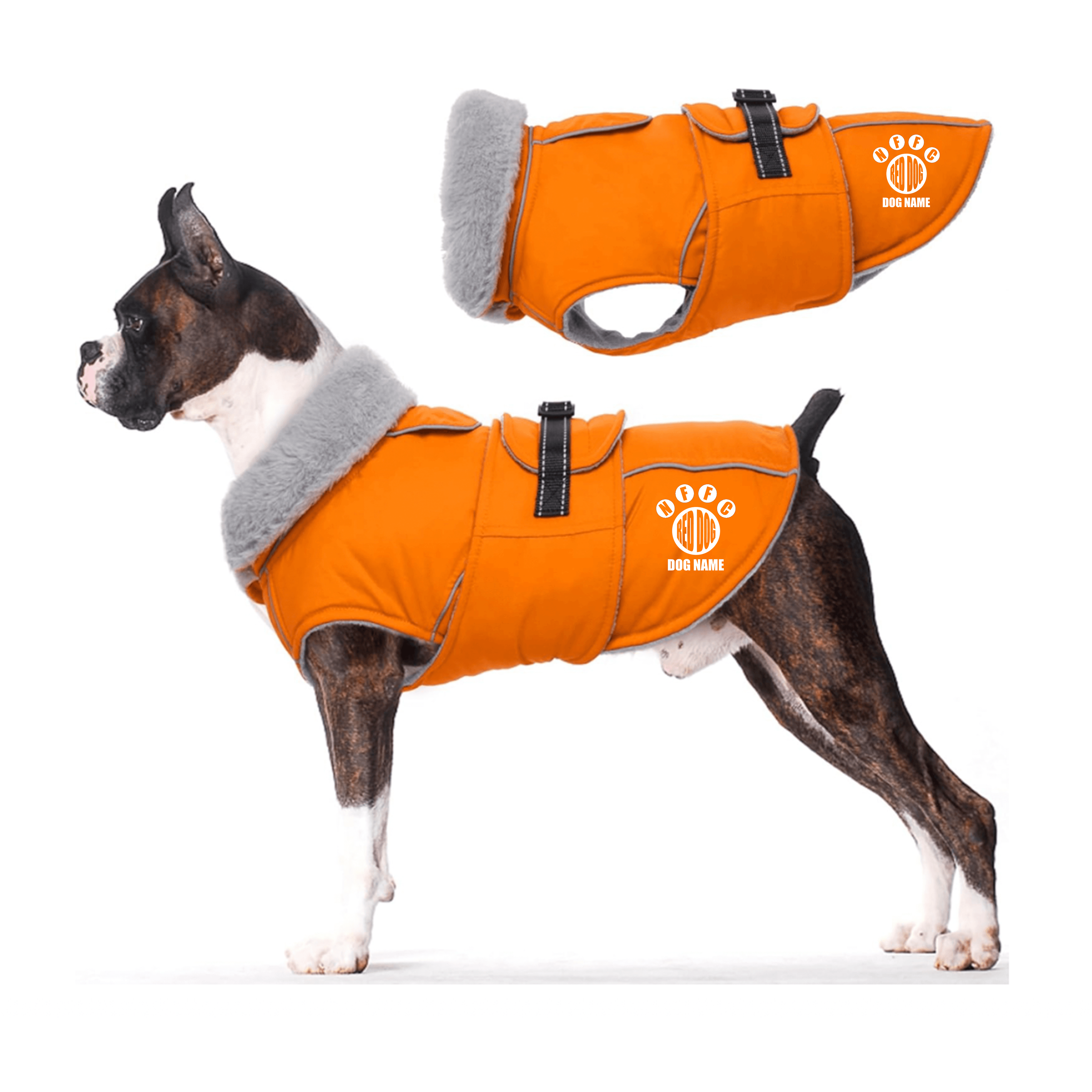 Dog Coat - NFFC Red Dog by Nottingham Reds